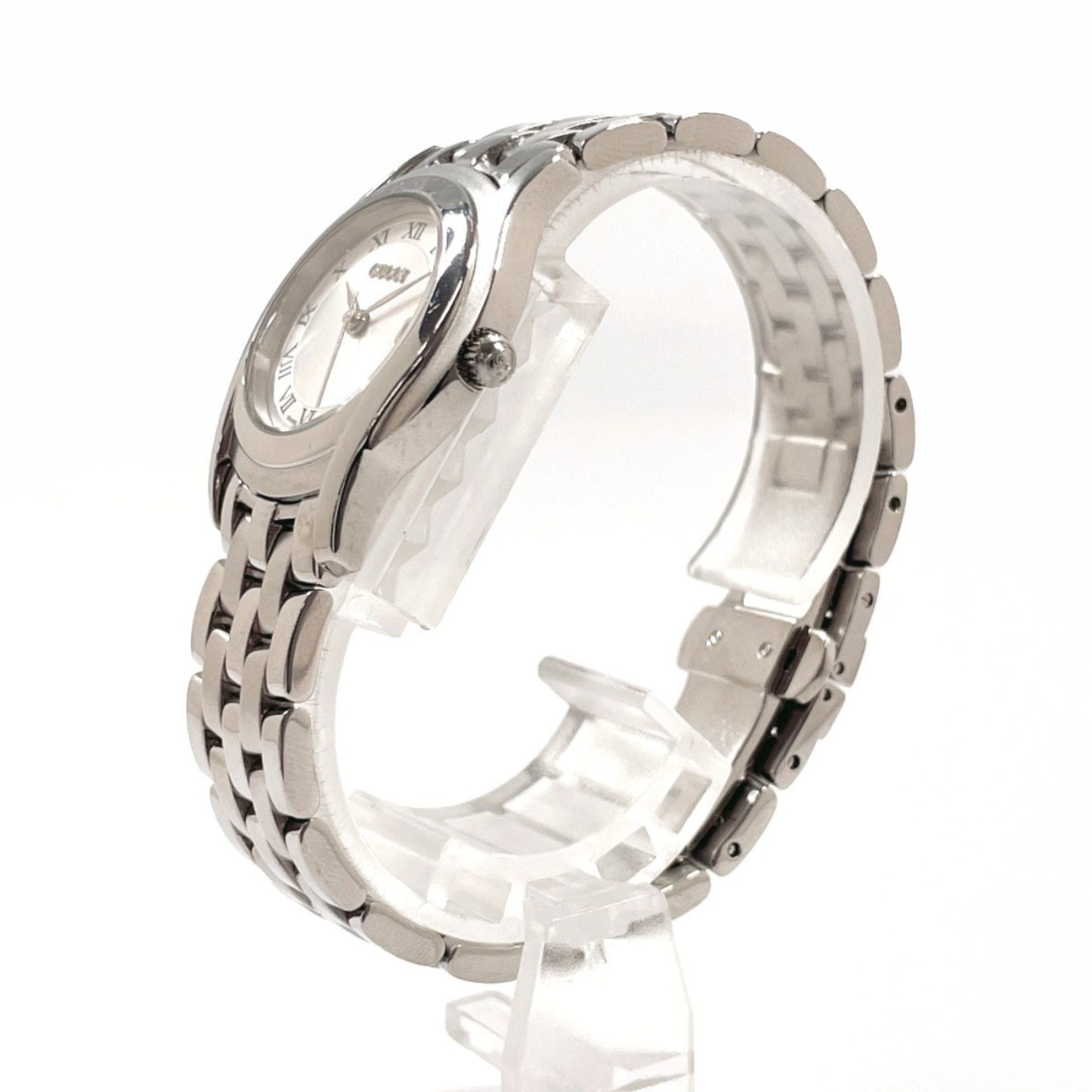 Gucci 5500L Watch Stainless Steel/Stainless Steel Silver Quartz Dial