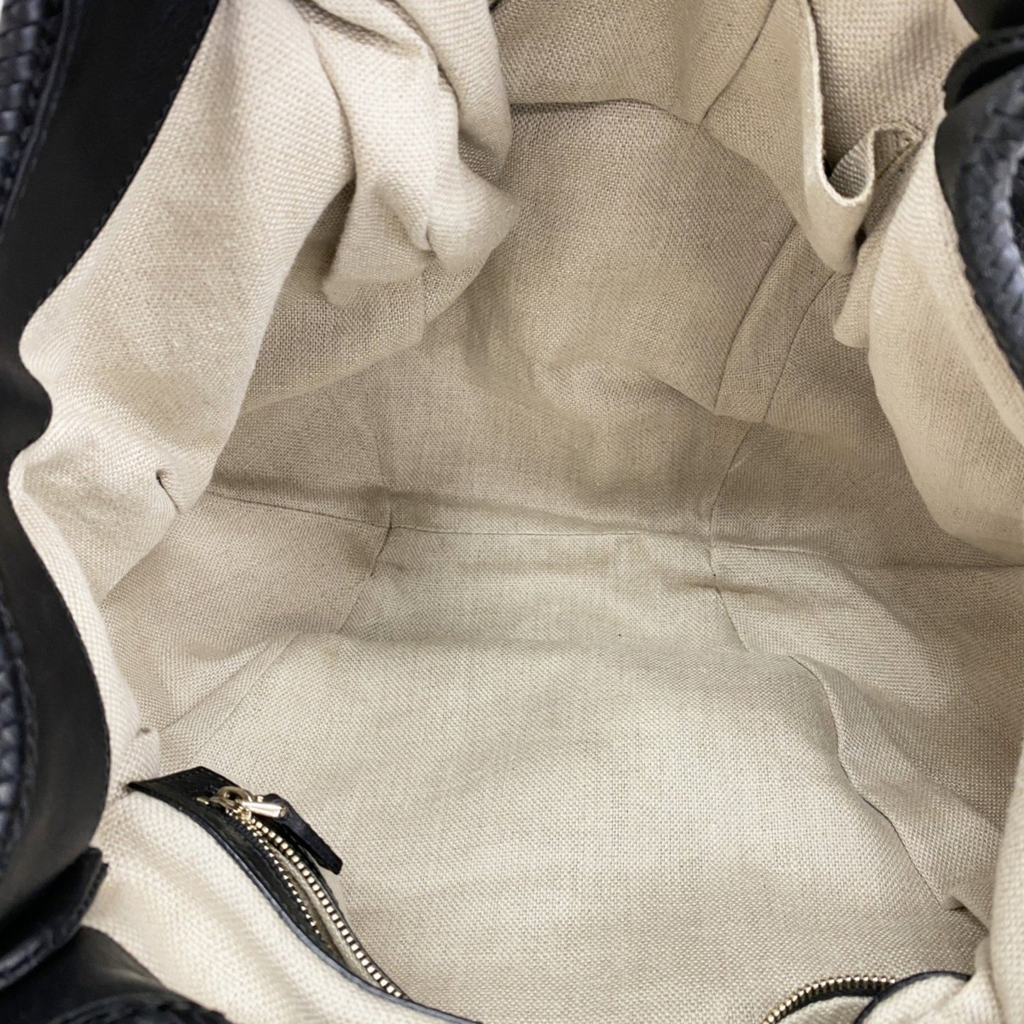Gucci Marrakech Shoulder Bag 257029 Leather Black