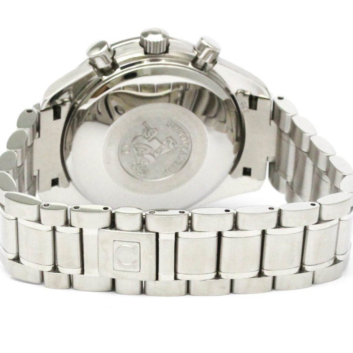 Omega Speedmaster Triple Date Steel Automatic Watch 3523.80 Polished