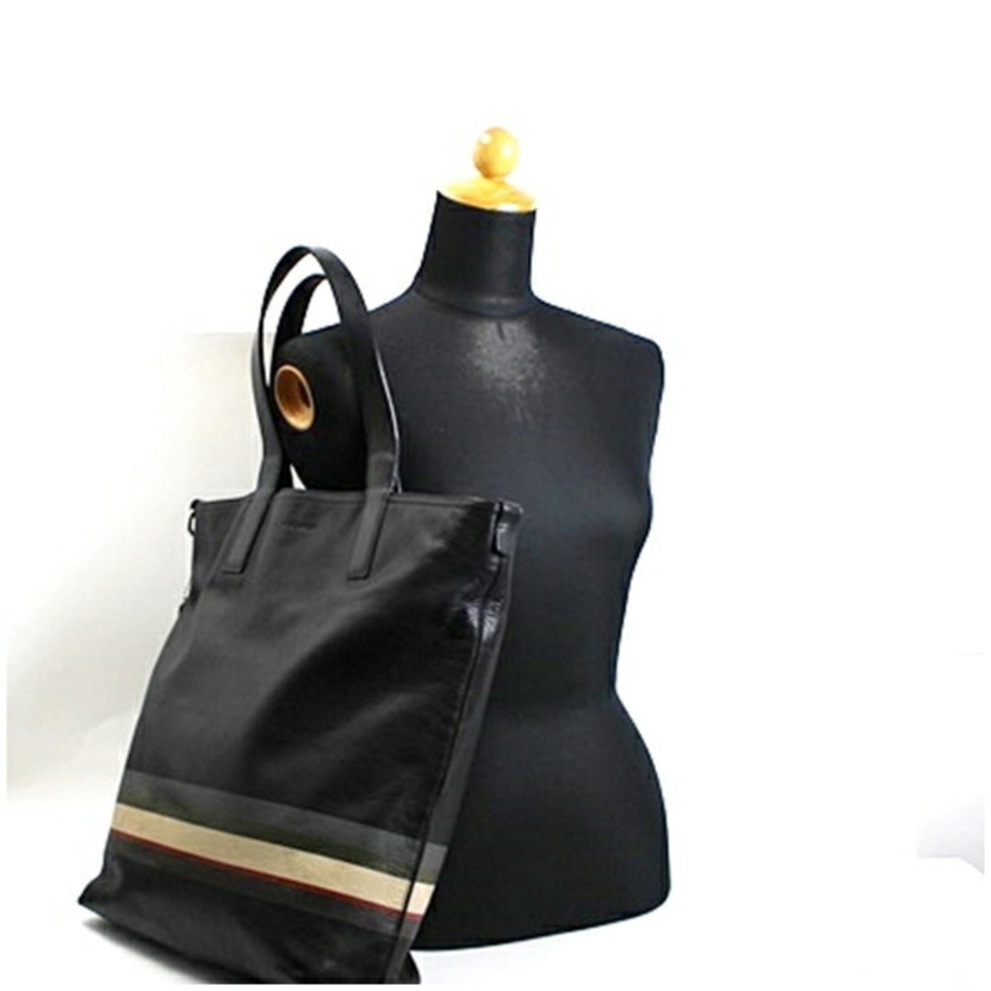 Coach Reversible Tote Bag In Black Leather (70502)