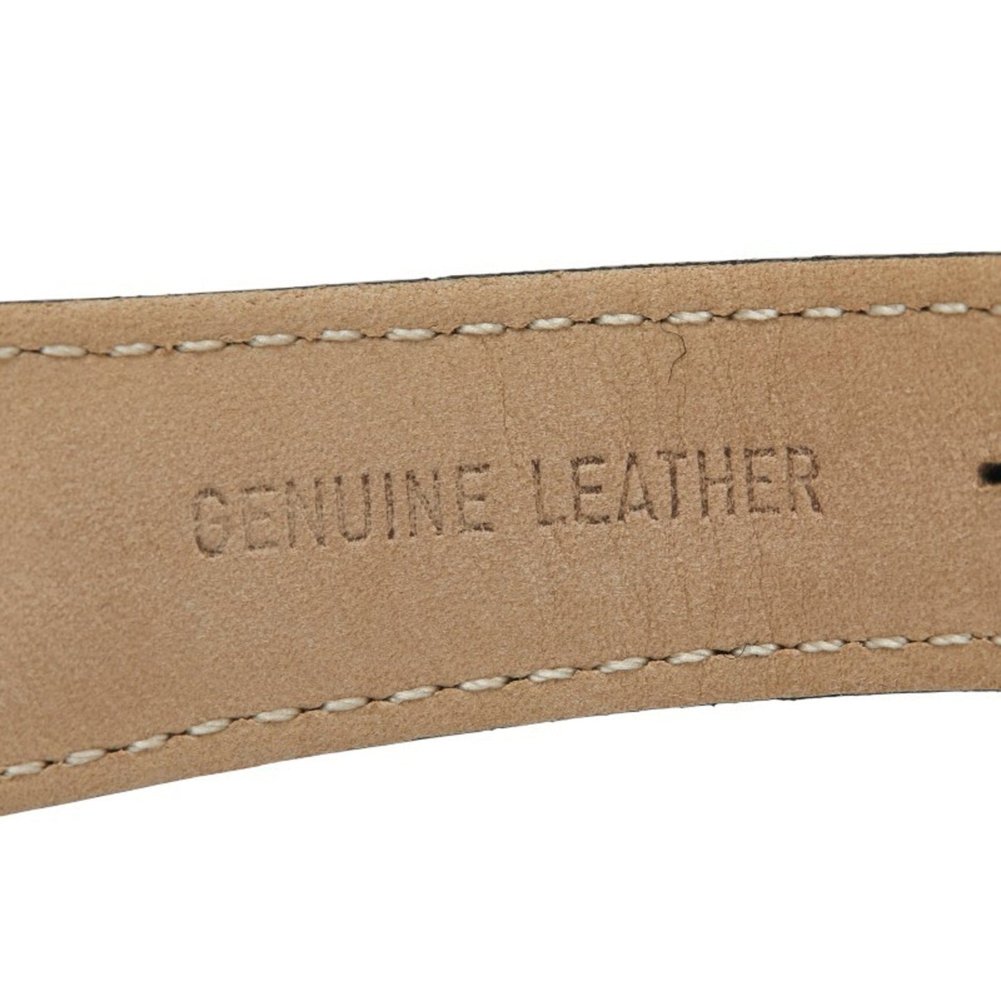 Fendi Classico Watch 7000G Quartz Beige Dial Stainless Steel Leather