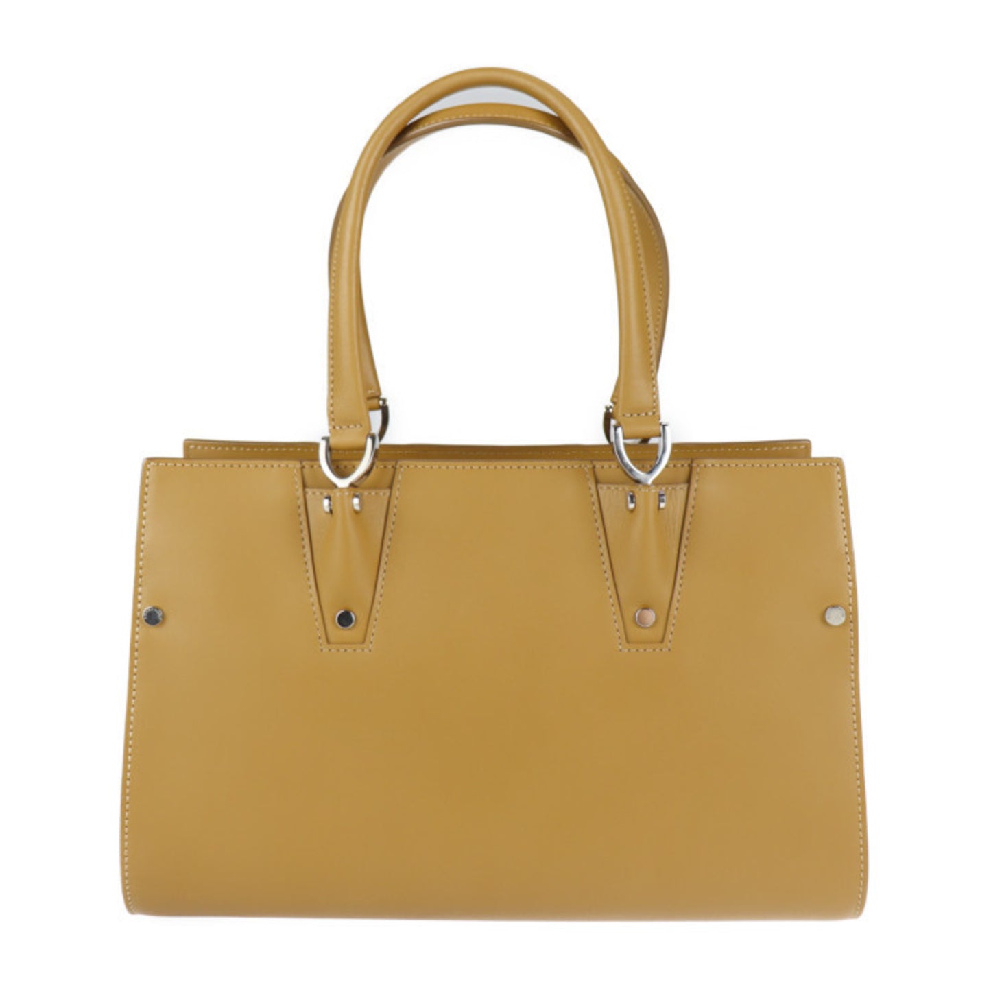Longchamp Tote Bag S Paris Premier Handbag Calfskin Leather Camel