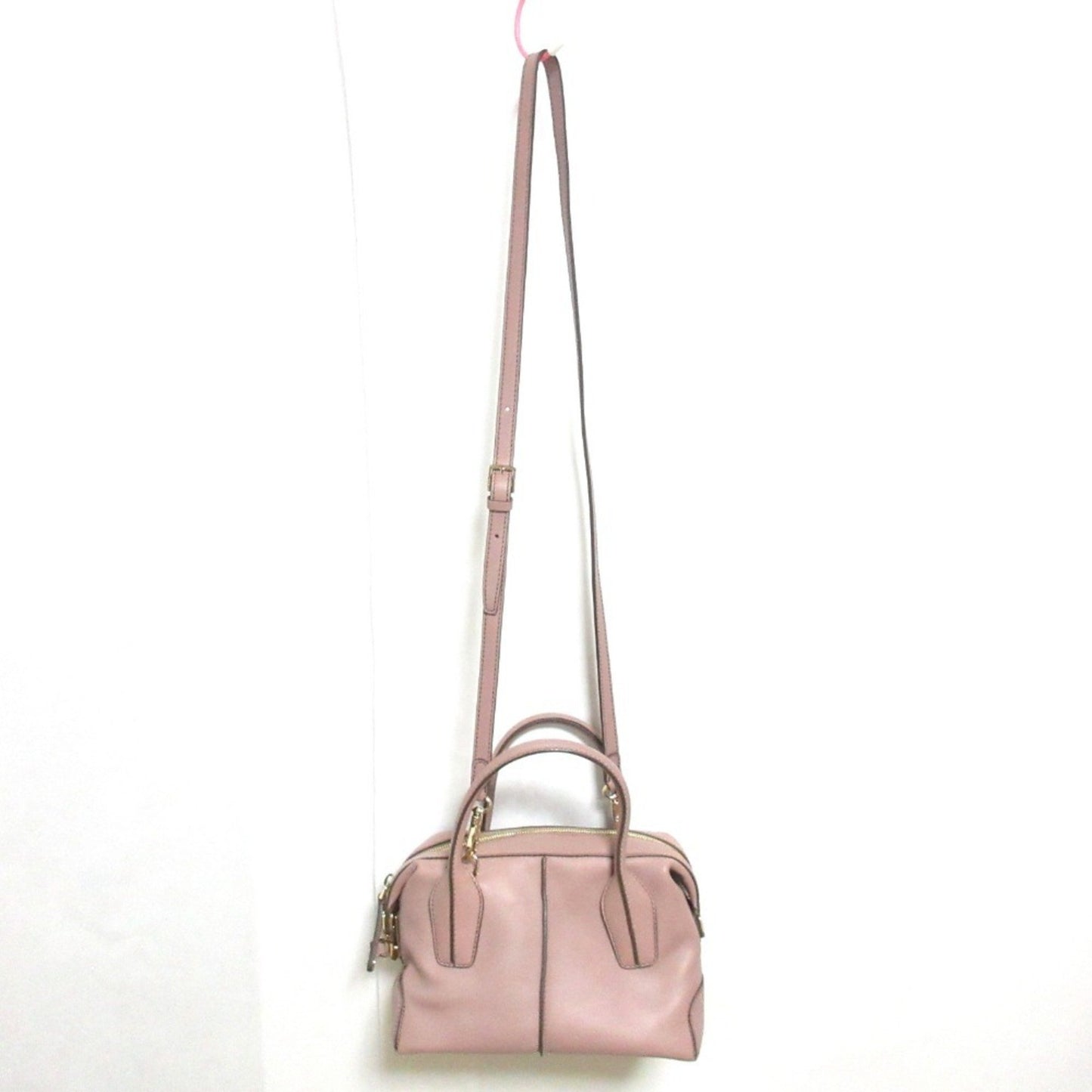 Tod'S D-Styling Mini Cow Leather 2Way Handbag Shoulder Bag Pink