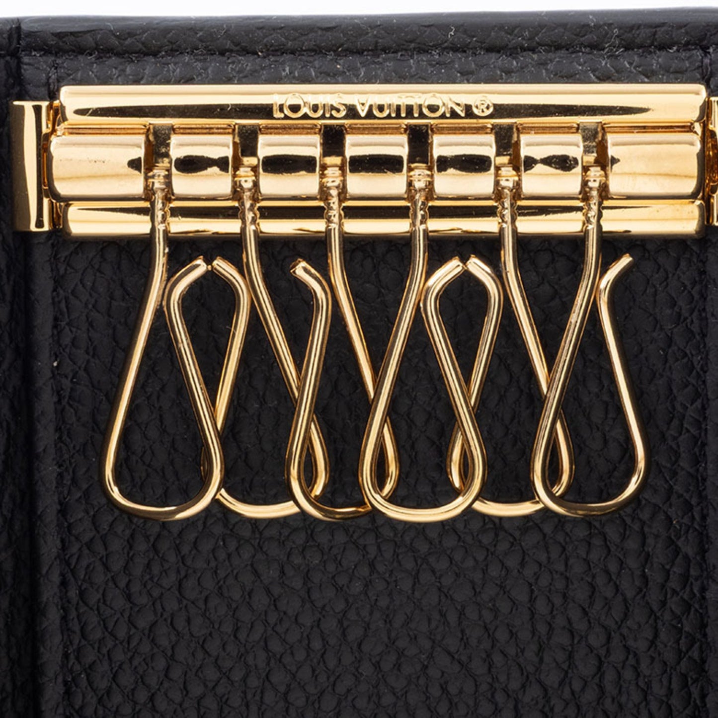 Louis Vuitton Key Case Multicle 6 M64421 Monogram Empreinte Leather Black