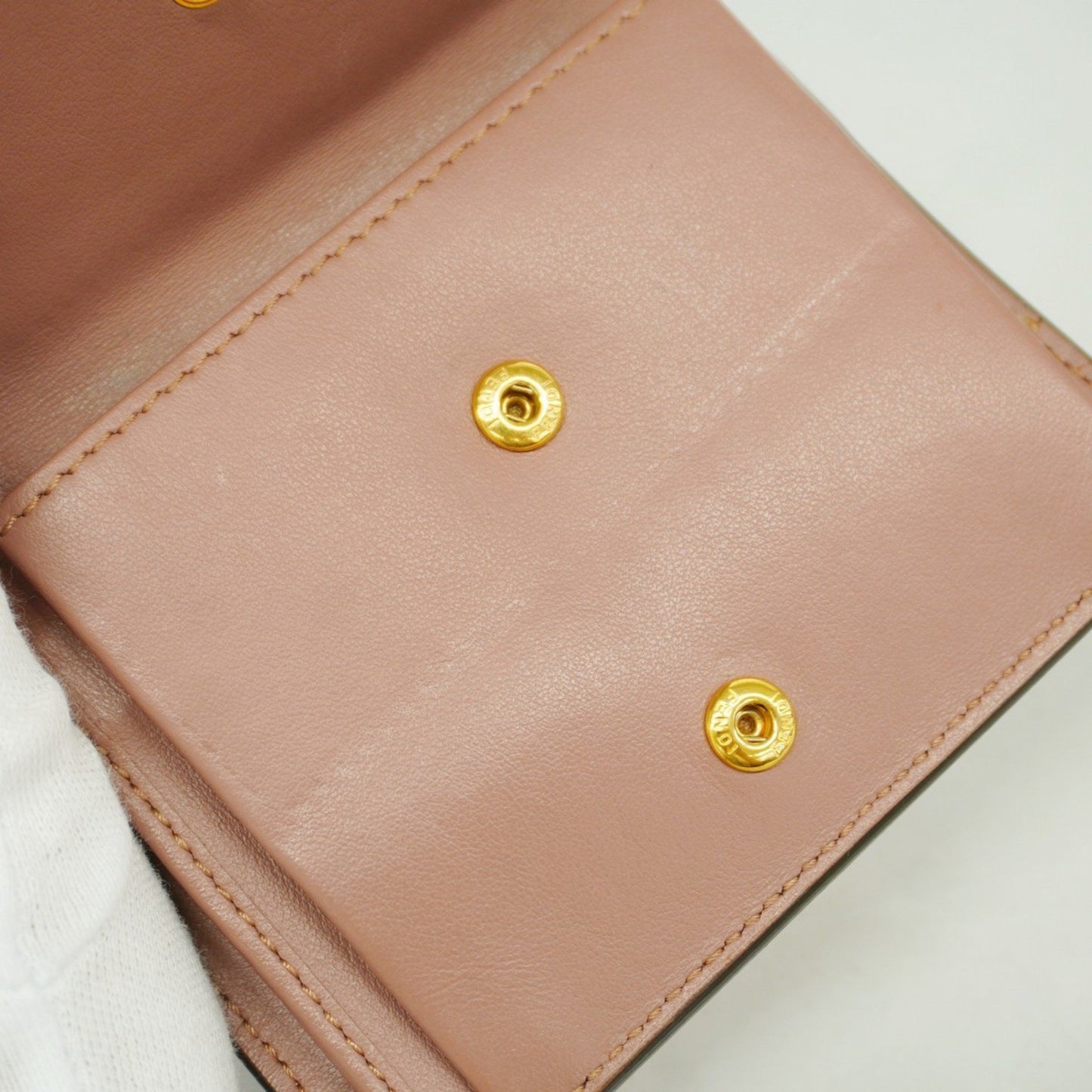 Fendi F Is Leather Wallet