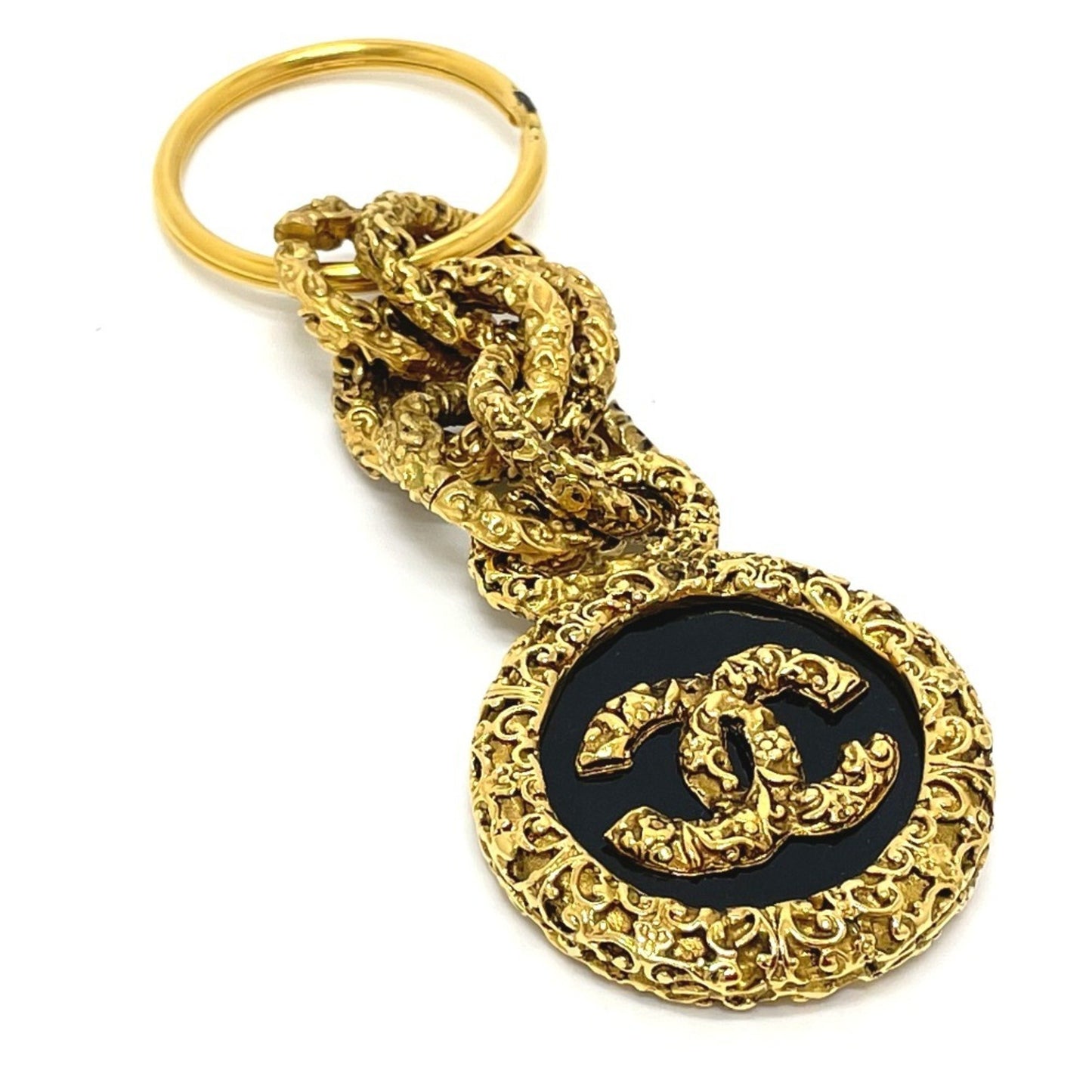 Chanel Coco Mark Vintage Charm 03A Key Ring