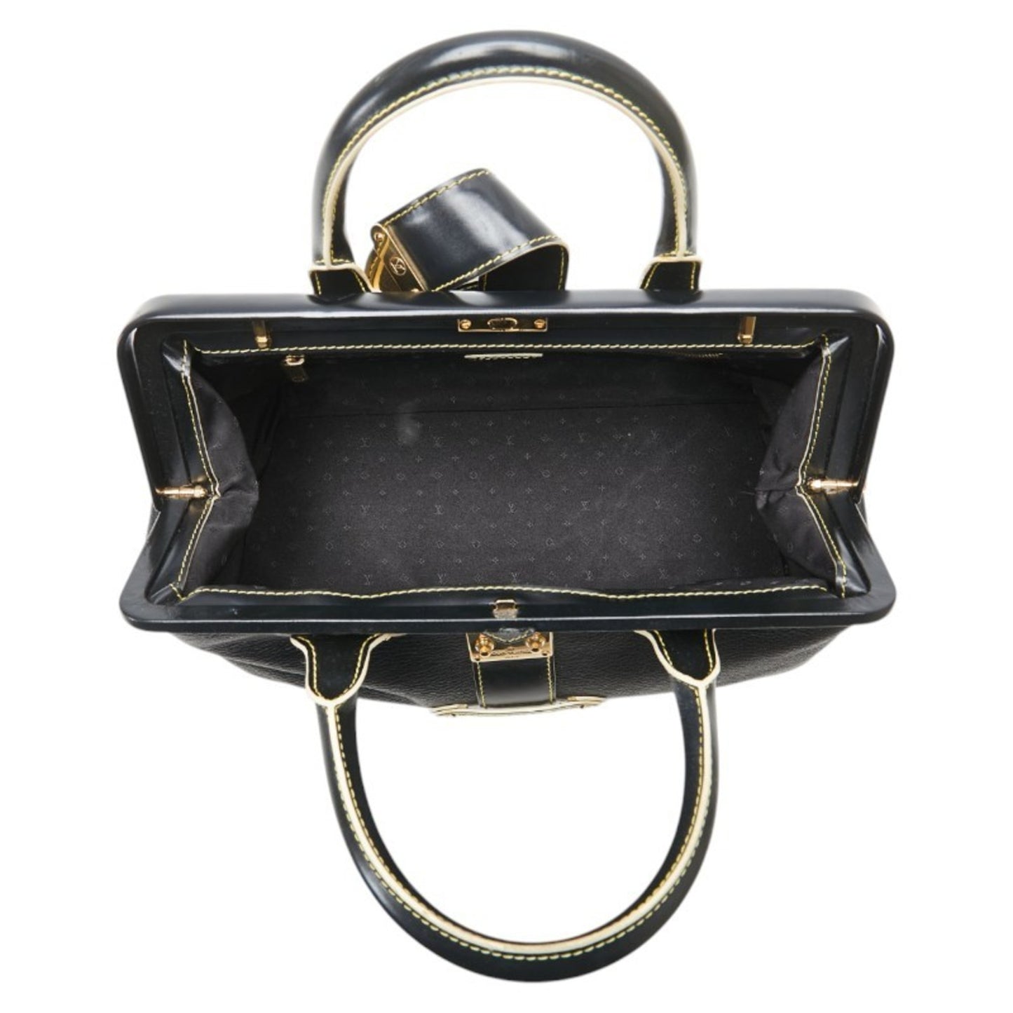 Louis Vuitton Suhali Angnieux Pm Handbag M91805 Black Leather