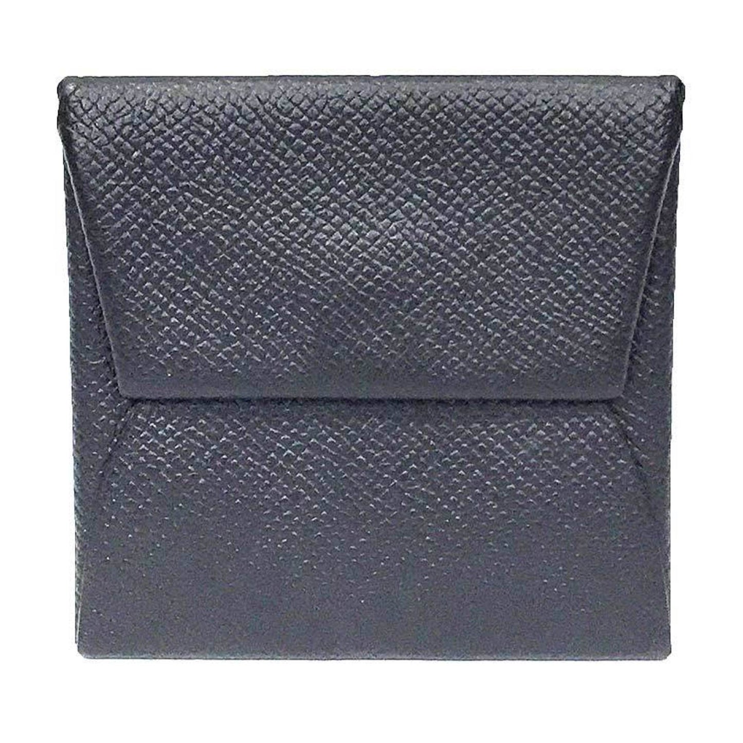 Hermes Bastia Coin Case Porte-Monnaie Bastia Purse Epsom Leather Noir Black C Mark Wallet Aq9897