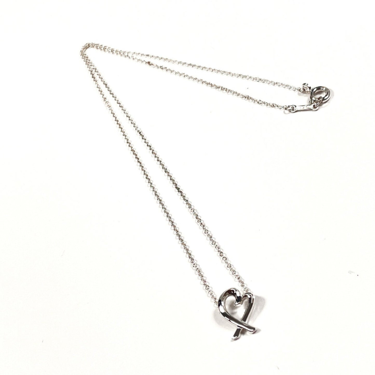Tiffany&Co. Tiffany Loving Heart Paloma Picasso Necklace Silver 925