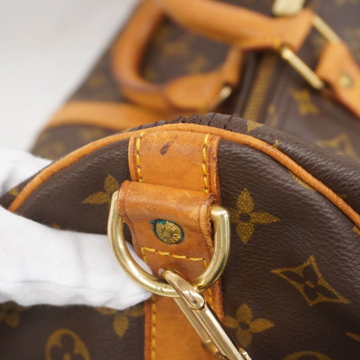 Louis Vuitton Monogram Keepall Bandouliere 60 Boston Bag M41412 Brown