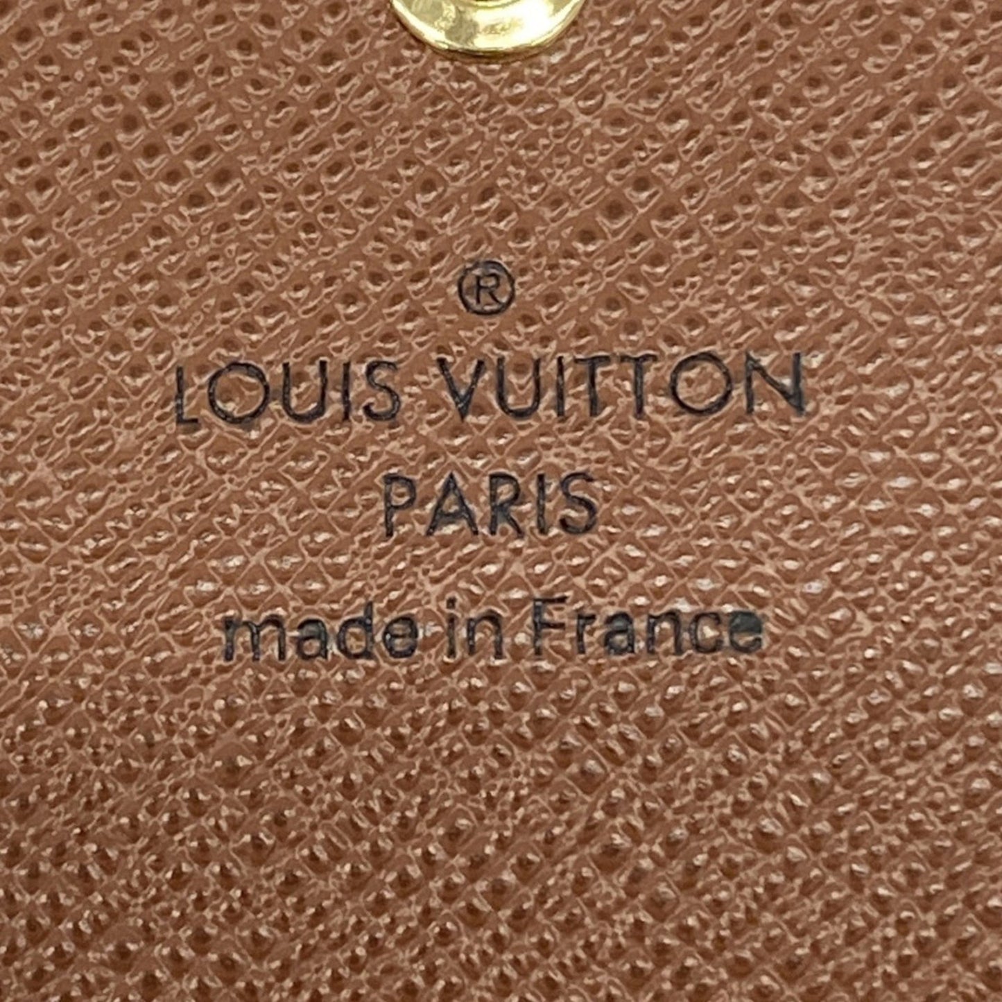 Louis Vuitton Monogram Envelope Carte De Visite Business Card Case M63801 Brown