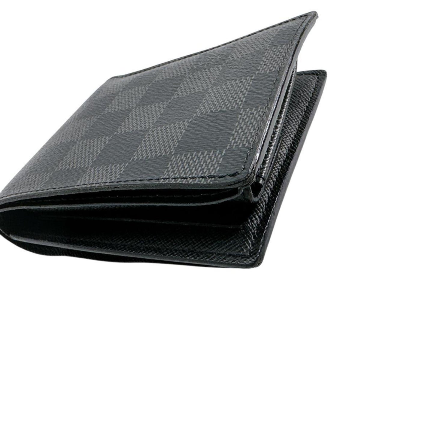 Louis Vuitton Louis Vuitton Bi-Fold Wallet Wallet Damier Graphite Portefeuille Marco Canvas N62664