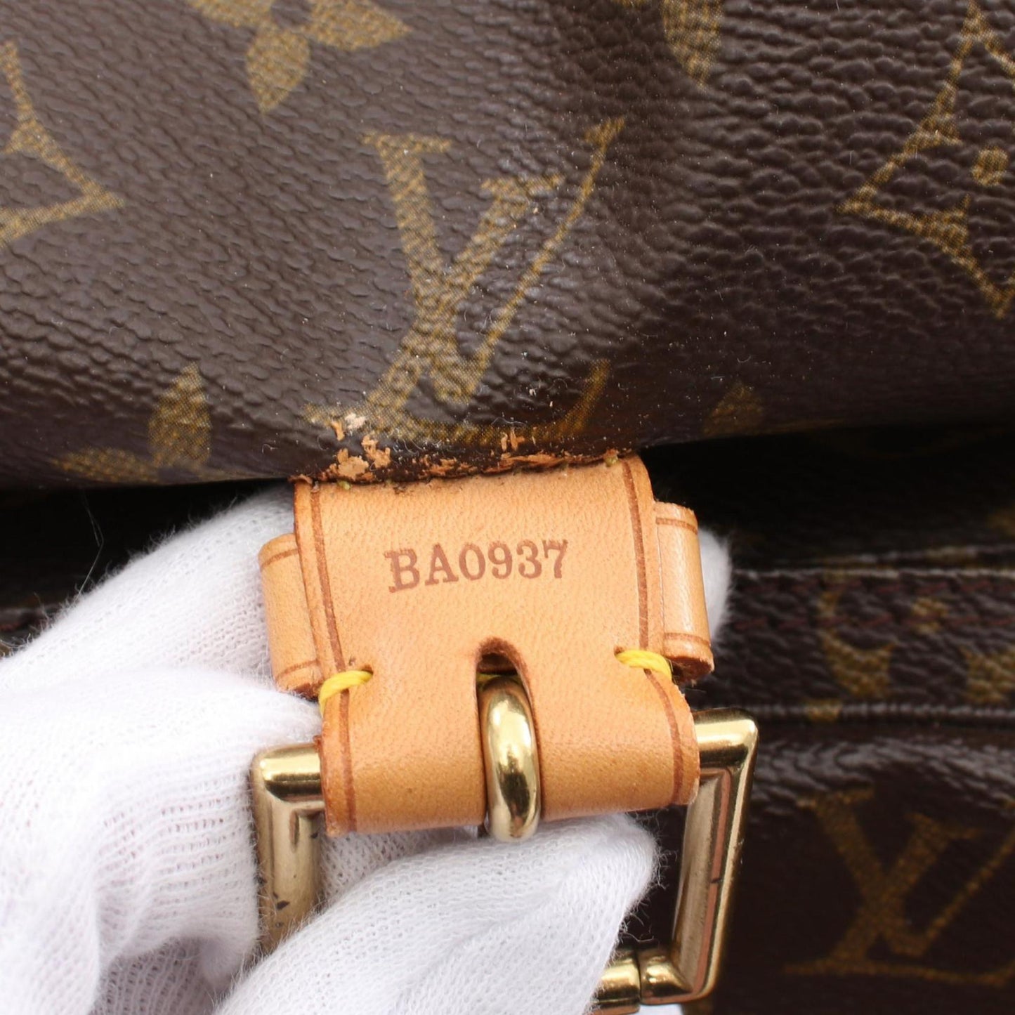 Louis Vuitton Montsouris Gm Backpack Bag Coated Canvas Leather Monogram