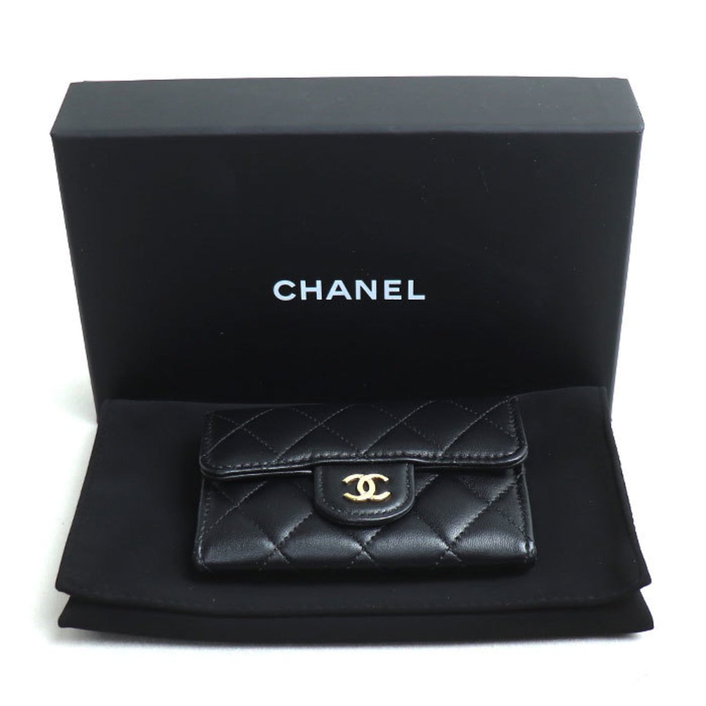 Chanel Matelasse Lambskin Classic Card Case
