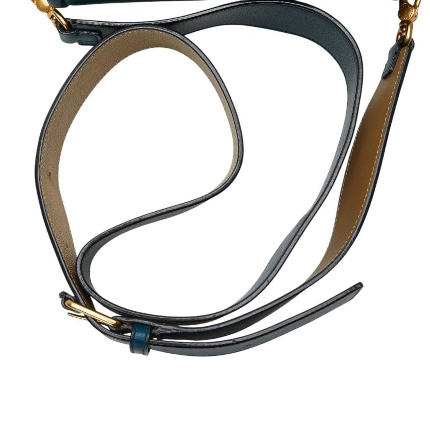 Marc Jacobs Shoulder Bag Blue Leather