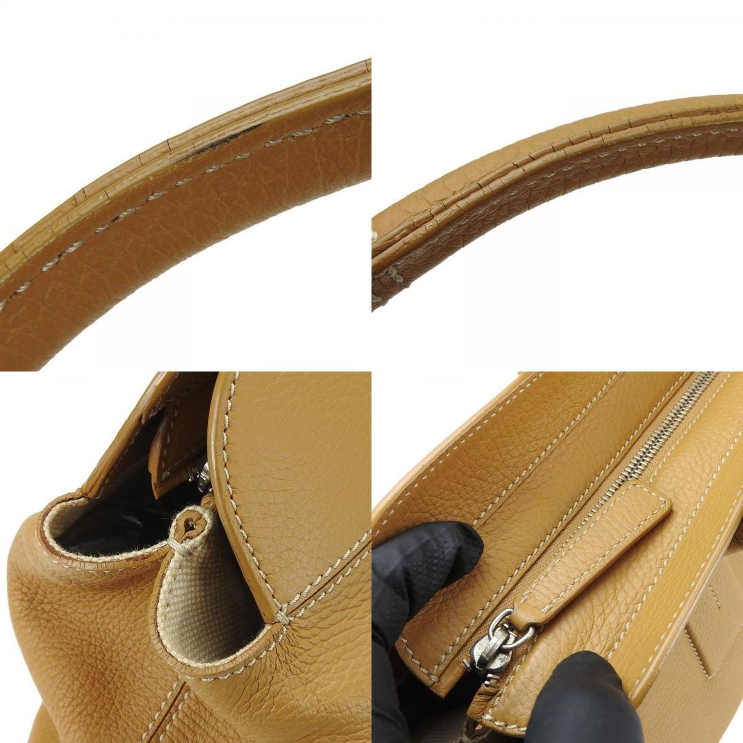 Tod'S Tods Tote Bag Leather Beige