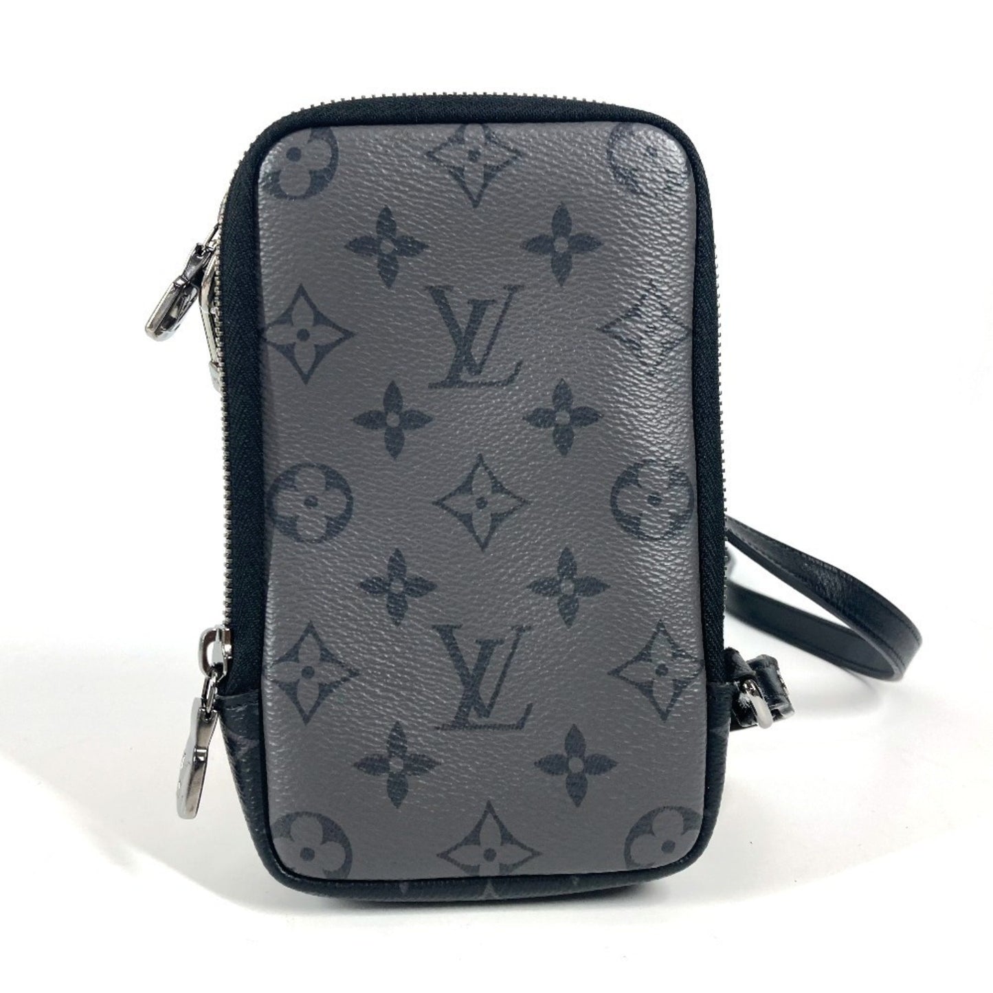 Louis Vuitton M69534 Monogram Eclipse Double Phone Pouch