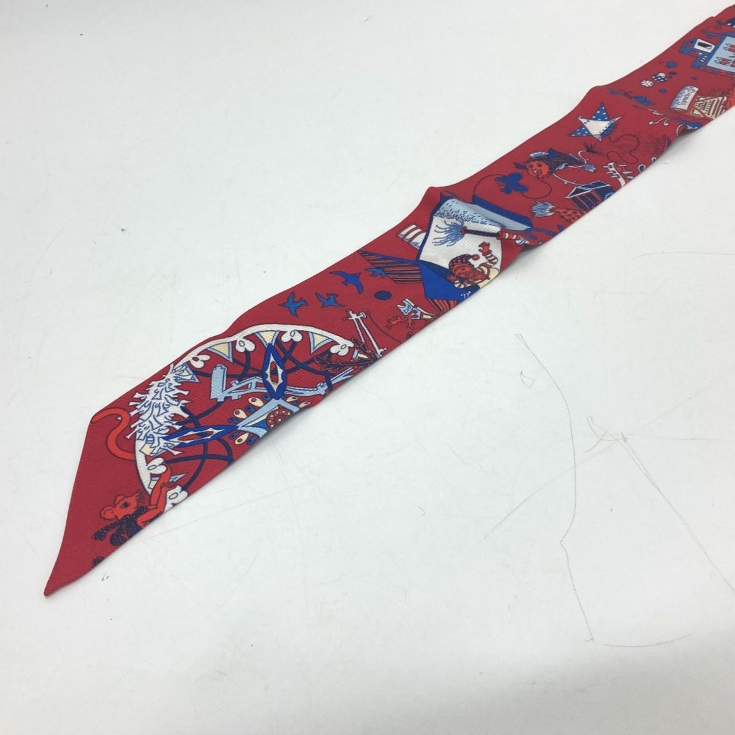 Hermes Animal Twilly Scarf