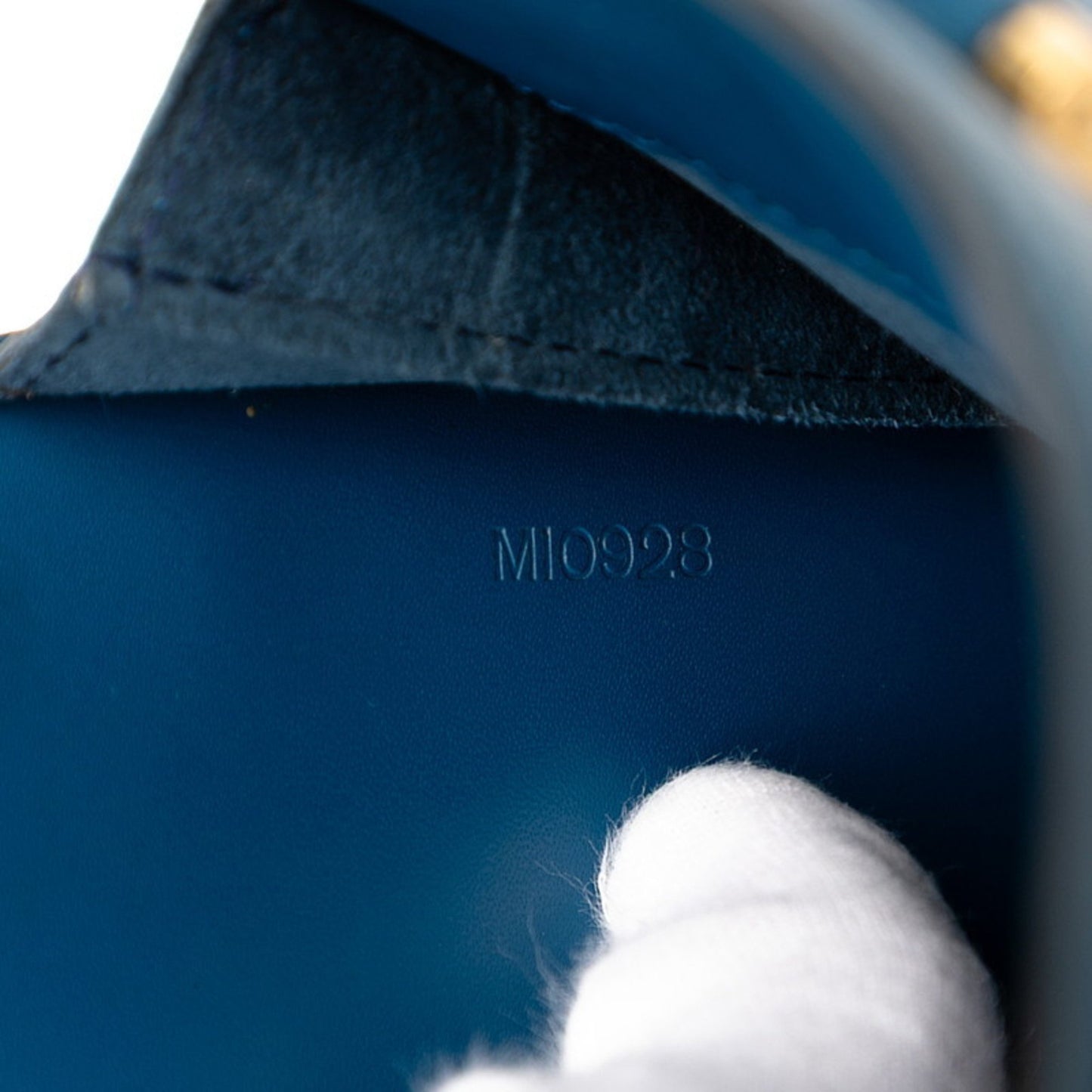 Louis Vuitton Epi Pont Neuf Handbag M52055 Toledo Blue Leather