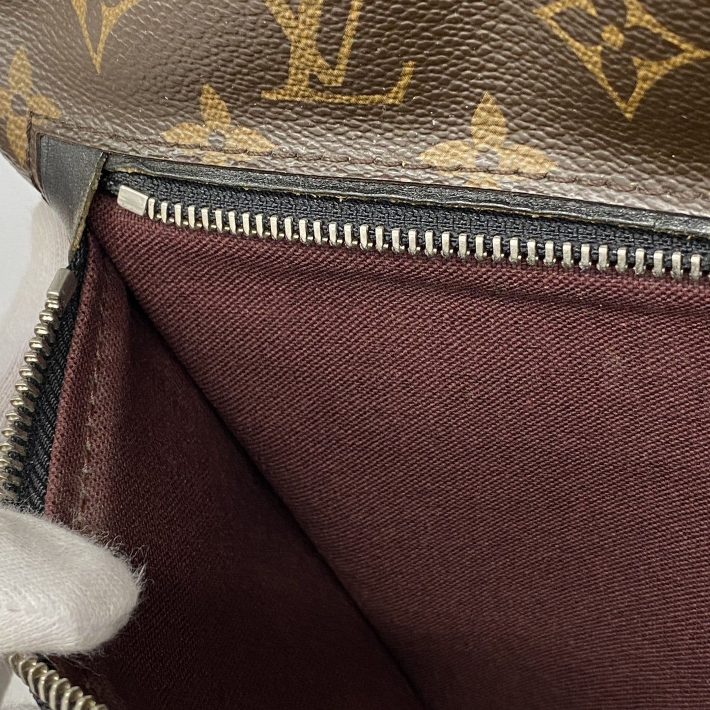 Louis Vuitton Monogram Macassar Torres Shoulder Bag M40387 Brown/Black