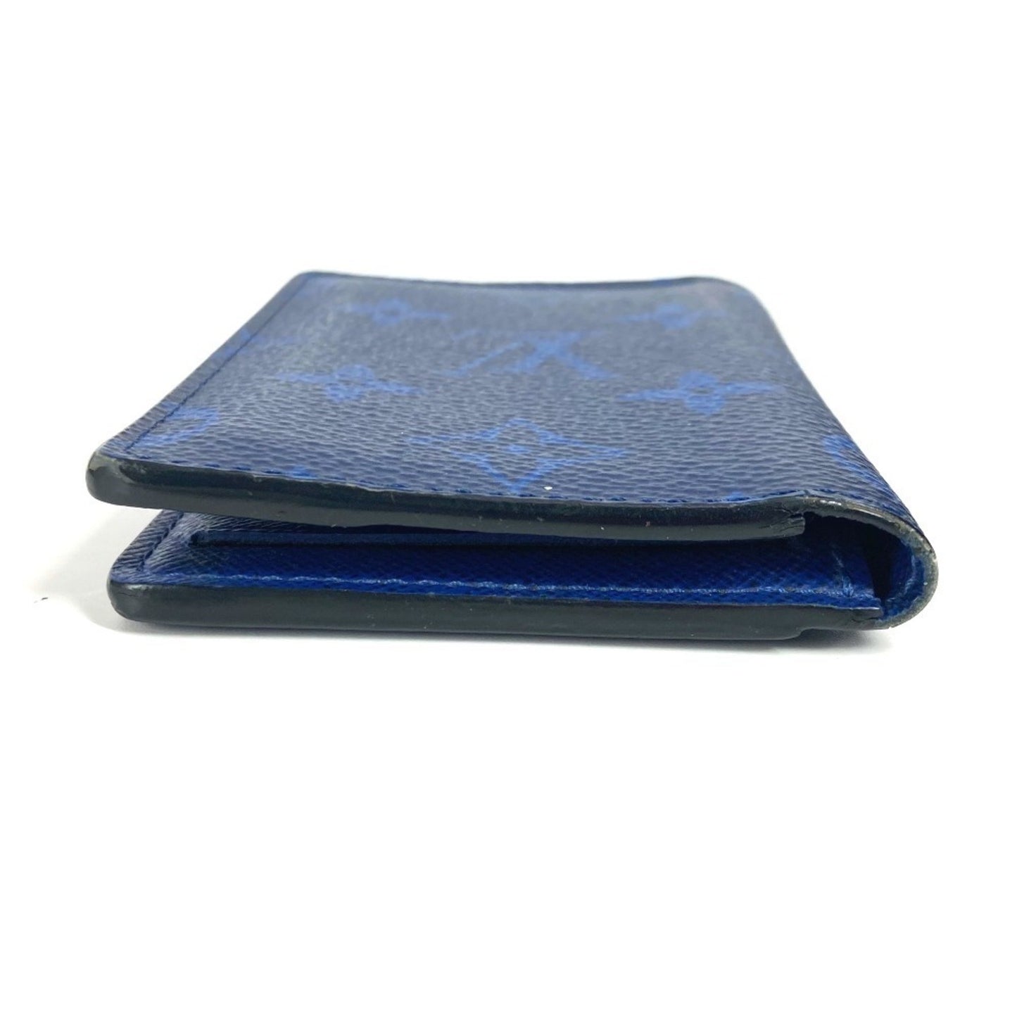 Louis Vuitton M30301 Taiga Rama Organizer De Poche Bi-Fold Business Card Holder/Card Case Leather