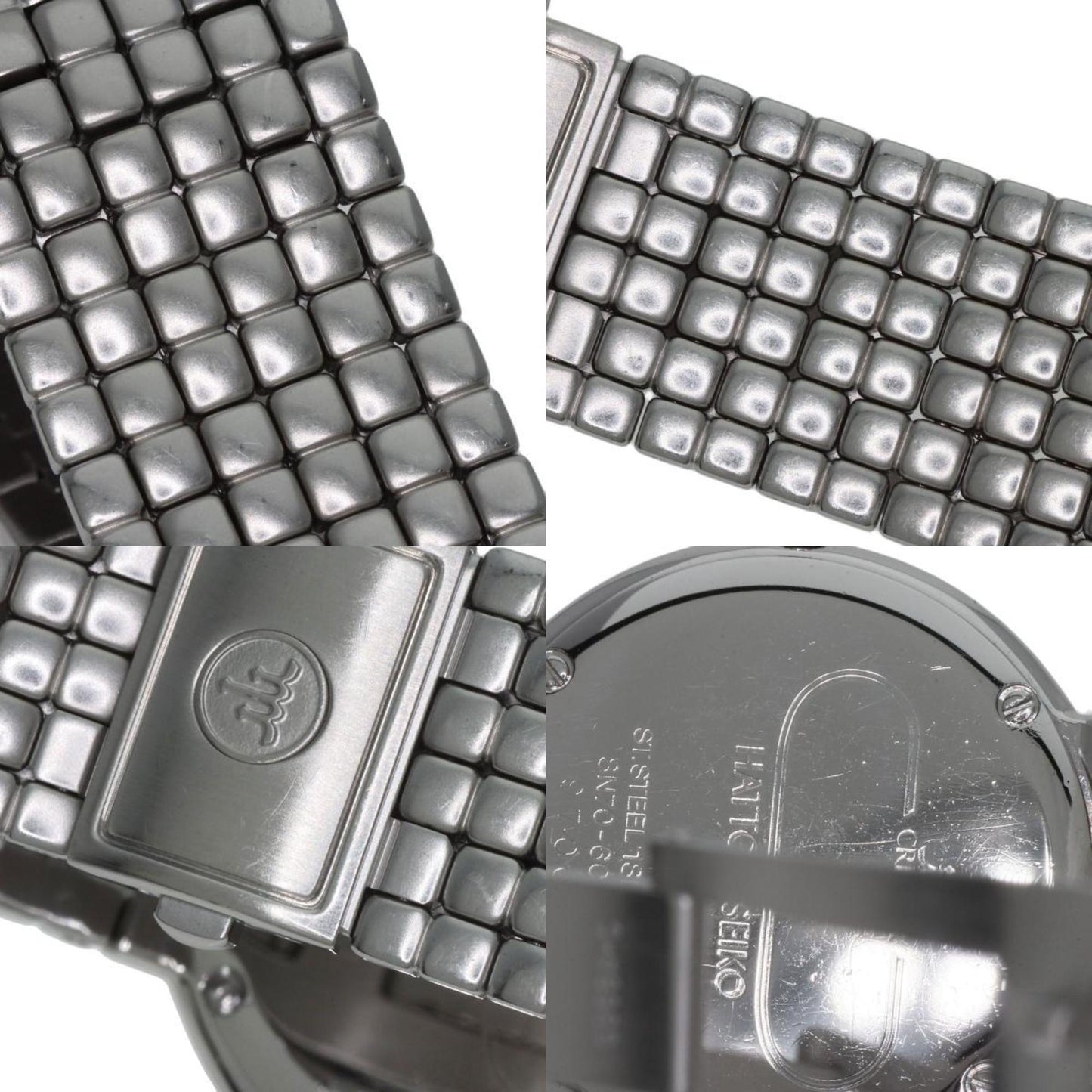 Seiko 8N70-6030 Credor Diamond Watch Stainless