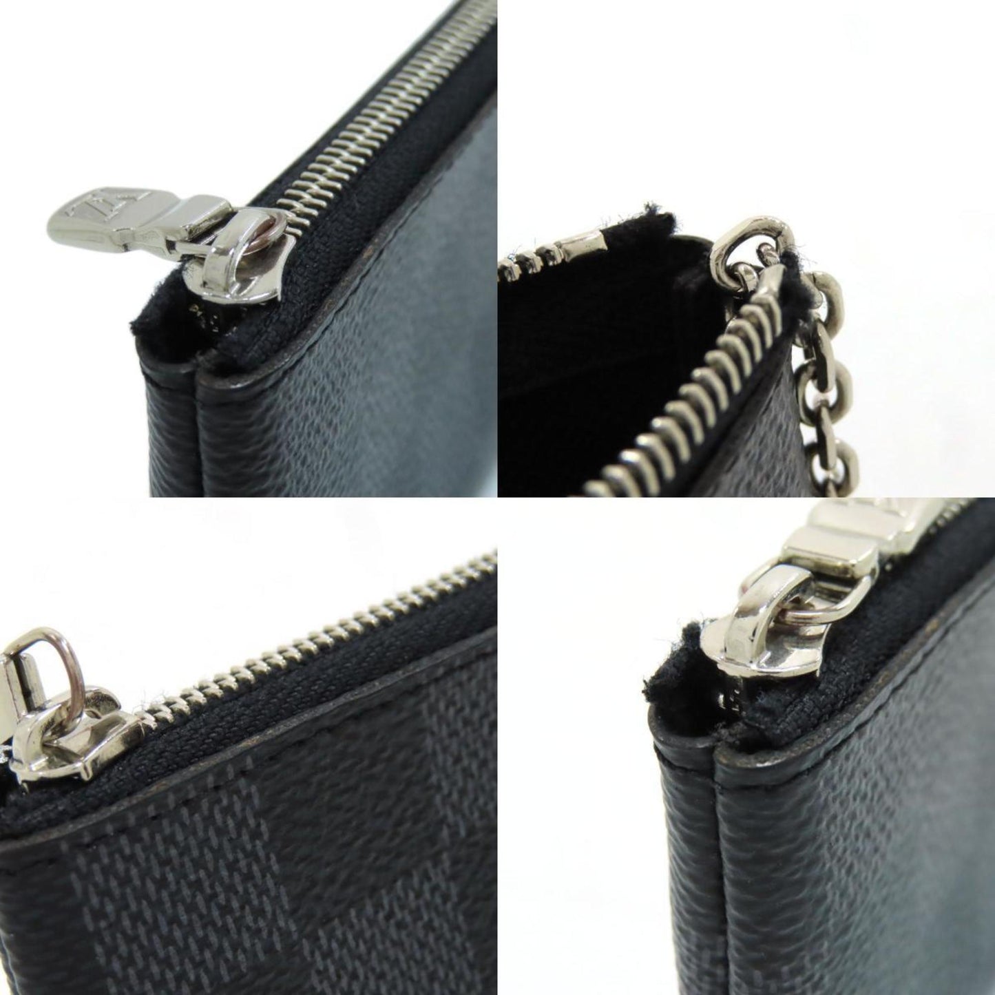Louis Vuitton N60155 Pochette Cle Wallet/Coin Case Damier Canvas