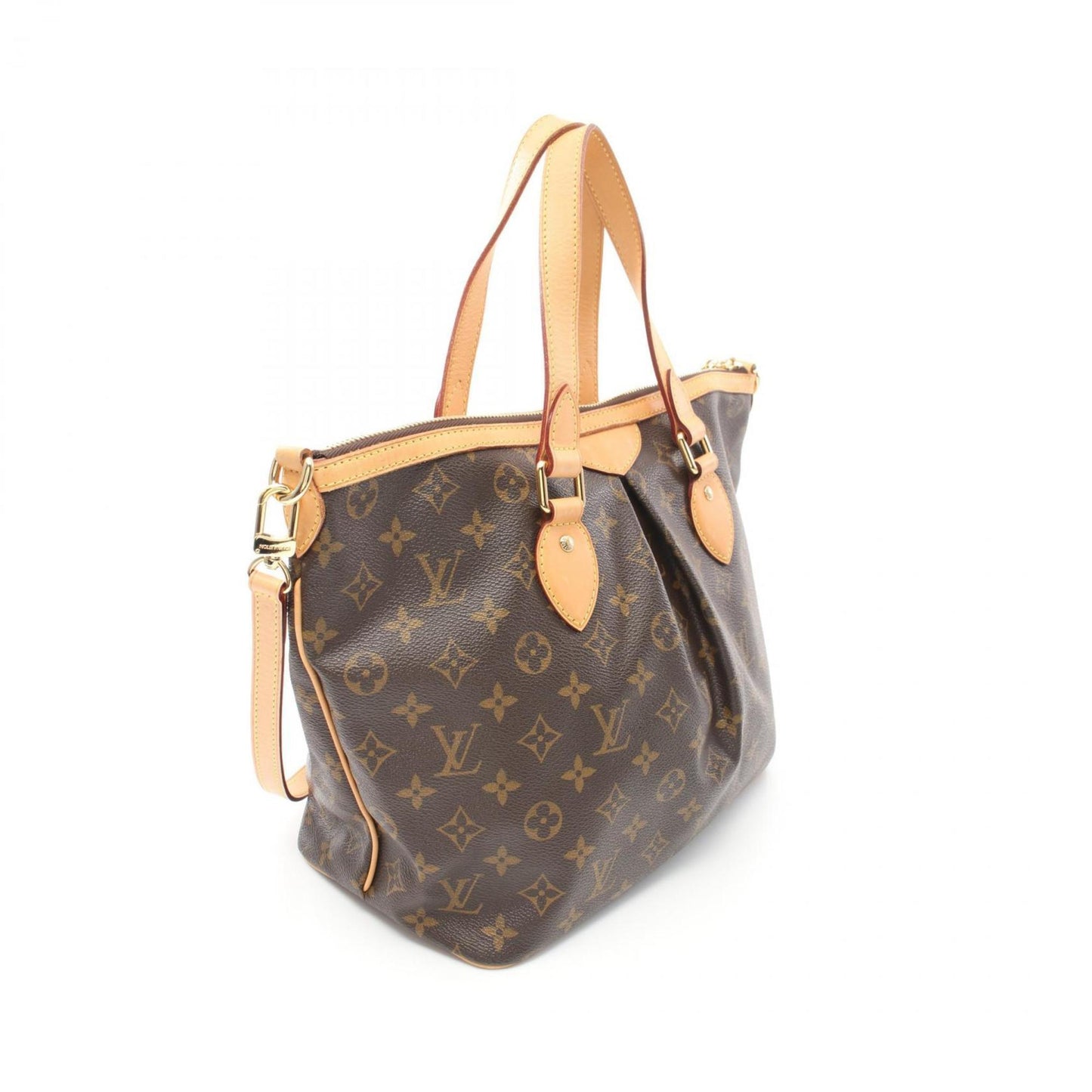 Louis Vuitton Palermo Pm Monogram Handbag Bag Coated Canvas Leather