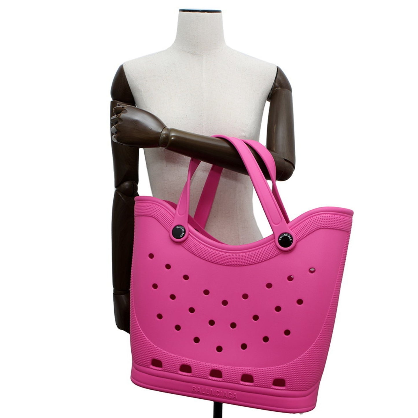 Balenciaga Tote Bag Crocs Collaboration Large Rubber 702266 Balenciaga Crocs