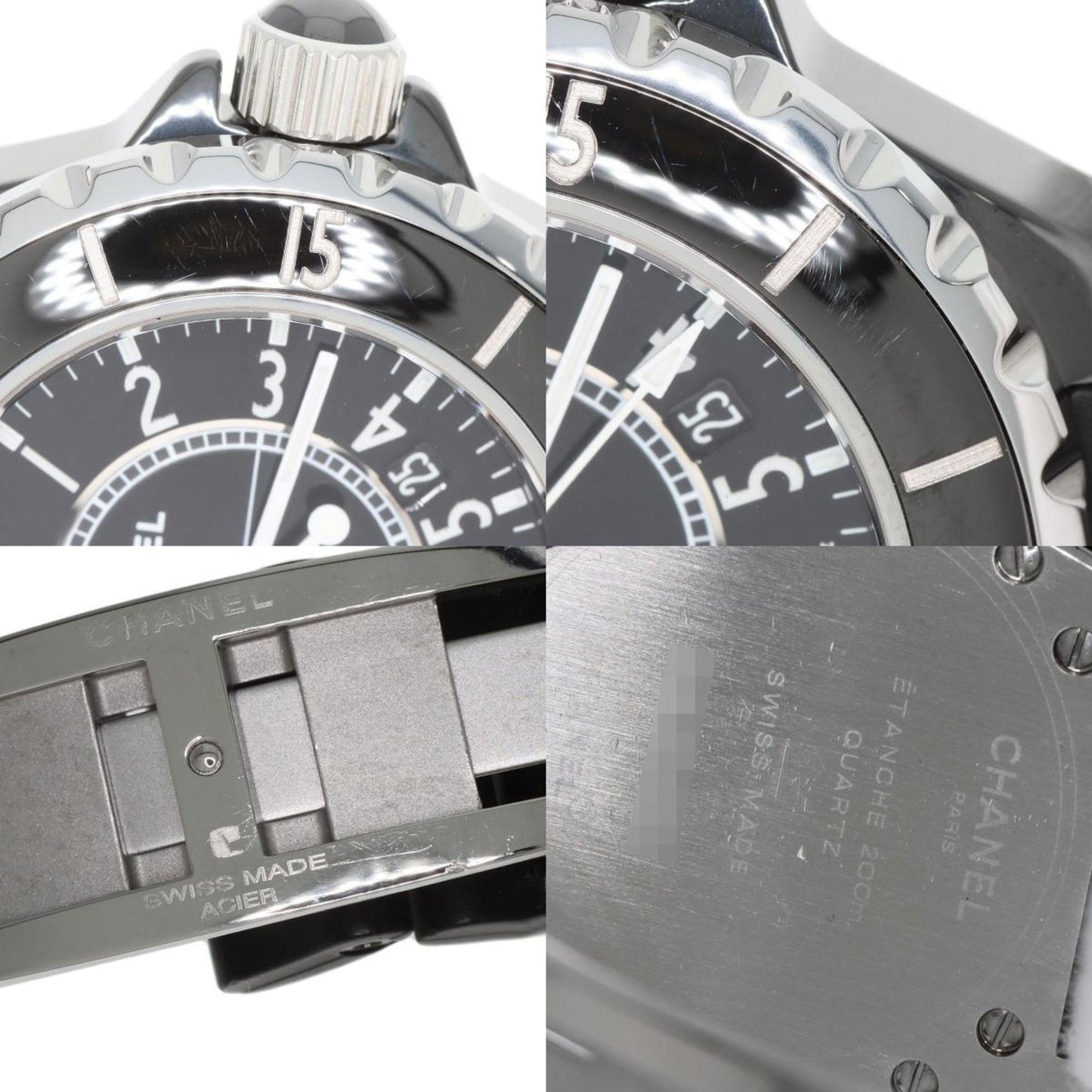 Chanel H0681 J12 33Mm Watch Ceramic Rubber