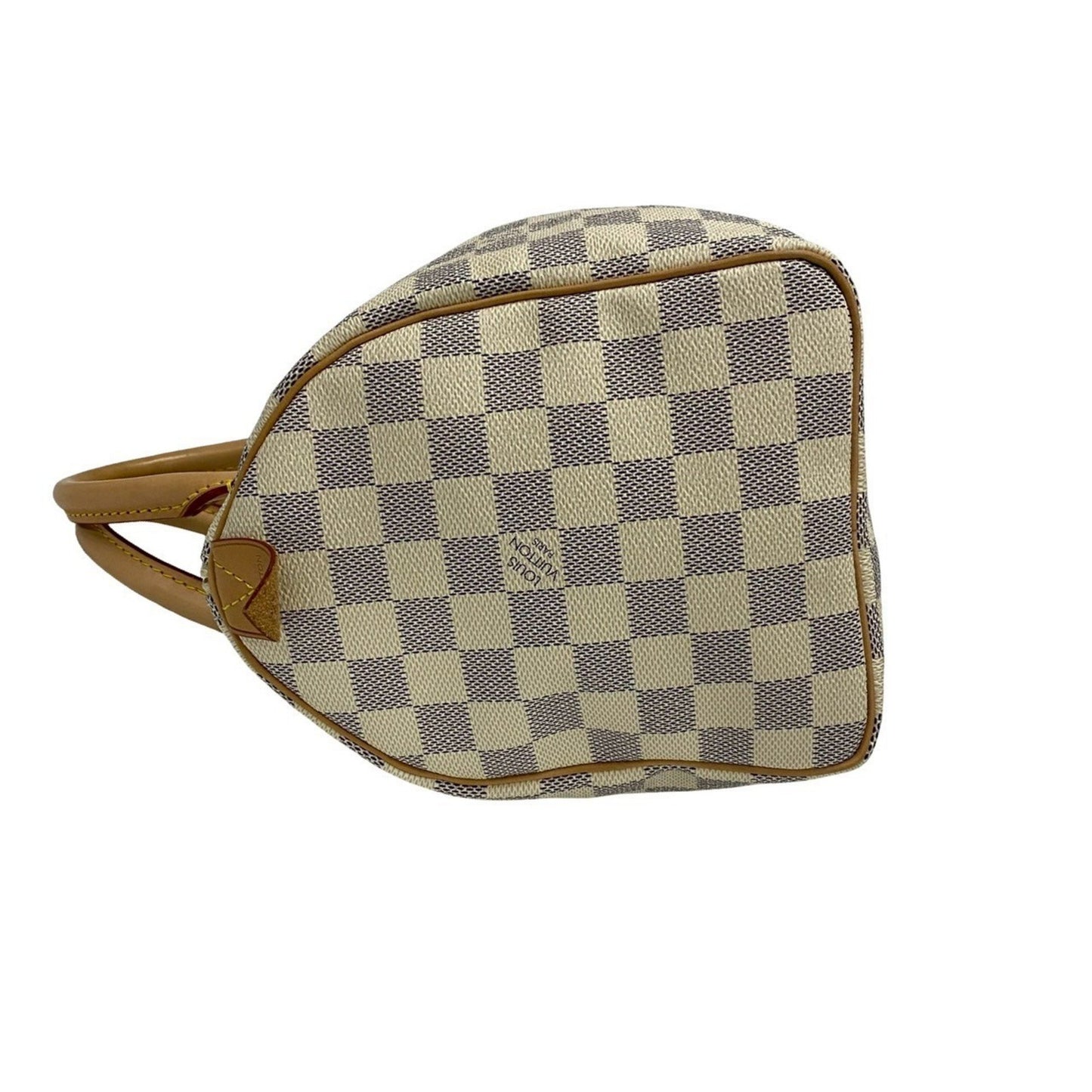 Louis Vuitton Speedy 25 Damier Azur Leather Handbag/Mini Boston Bag