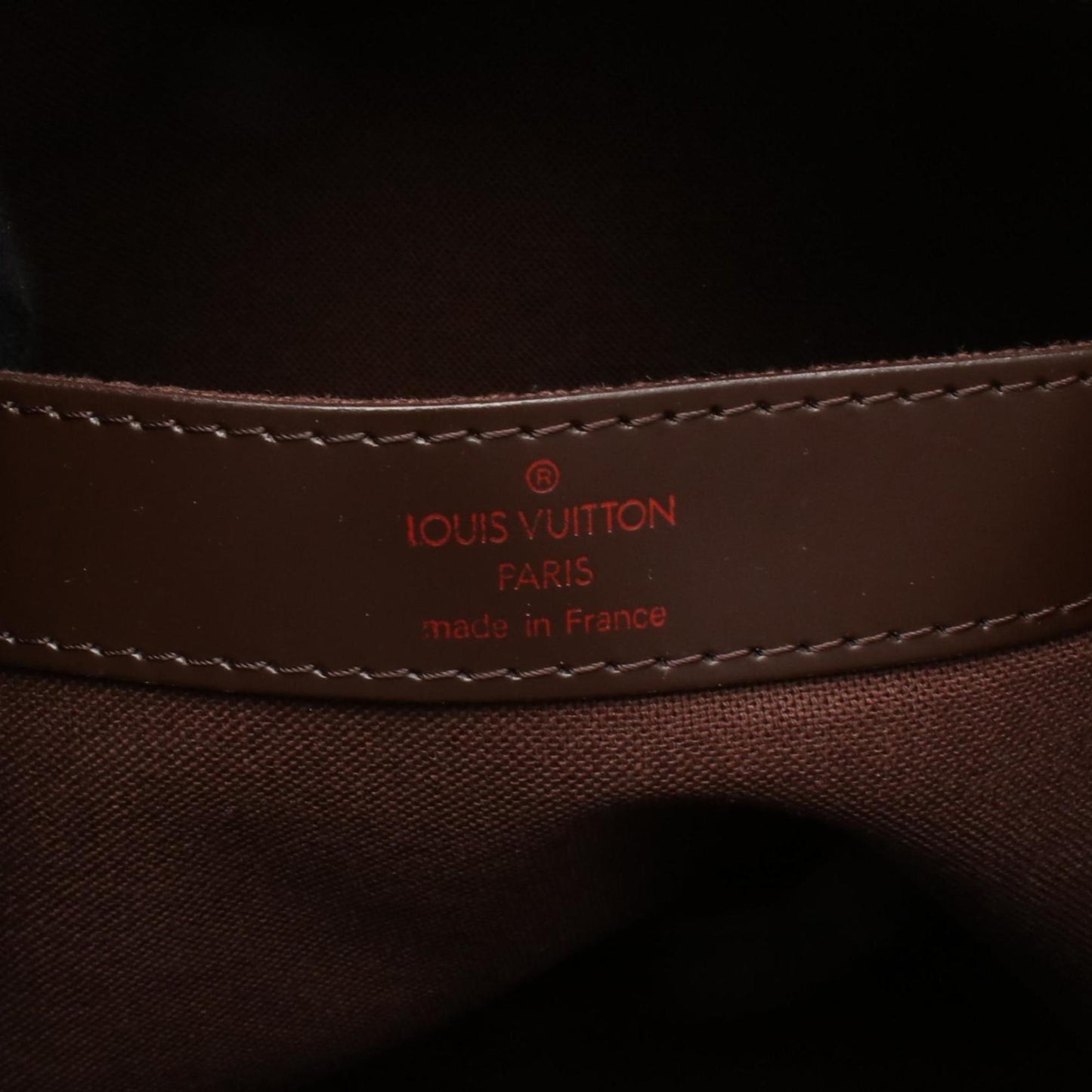 Louis Vuitton Naviglio Shoulder Bag Coated Canvas Leather Damier