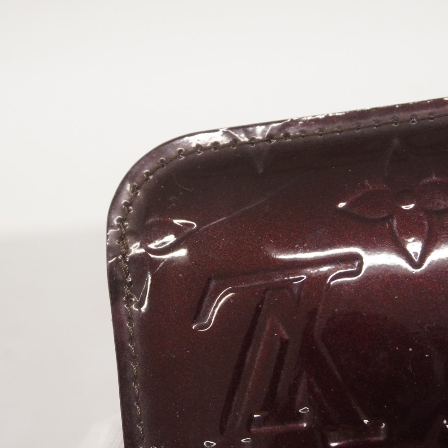 Louis Vuitton Vernis Pochette Cle Nm M93557 Amaranth