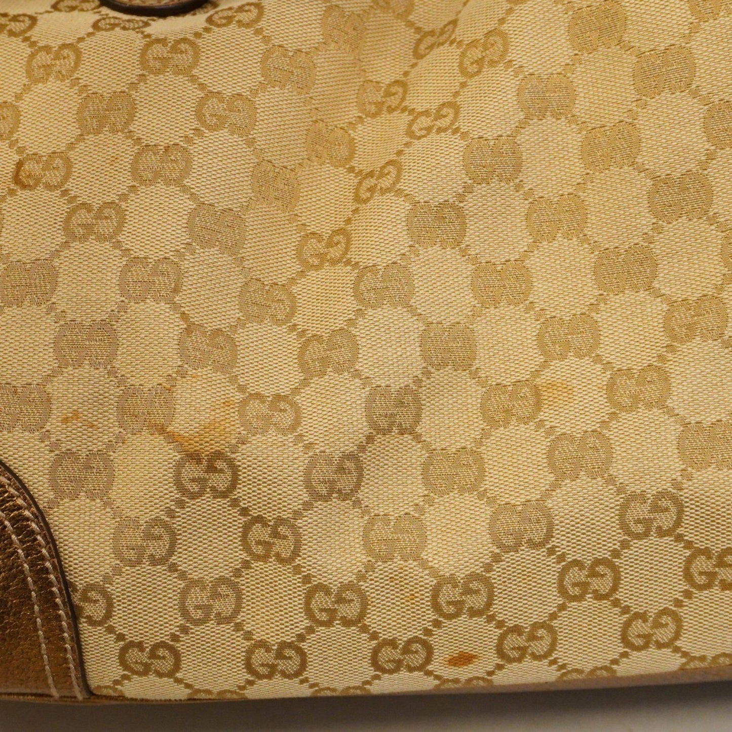 Gucci Gg Canvas Princess Tote Bag 161719