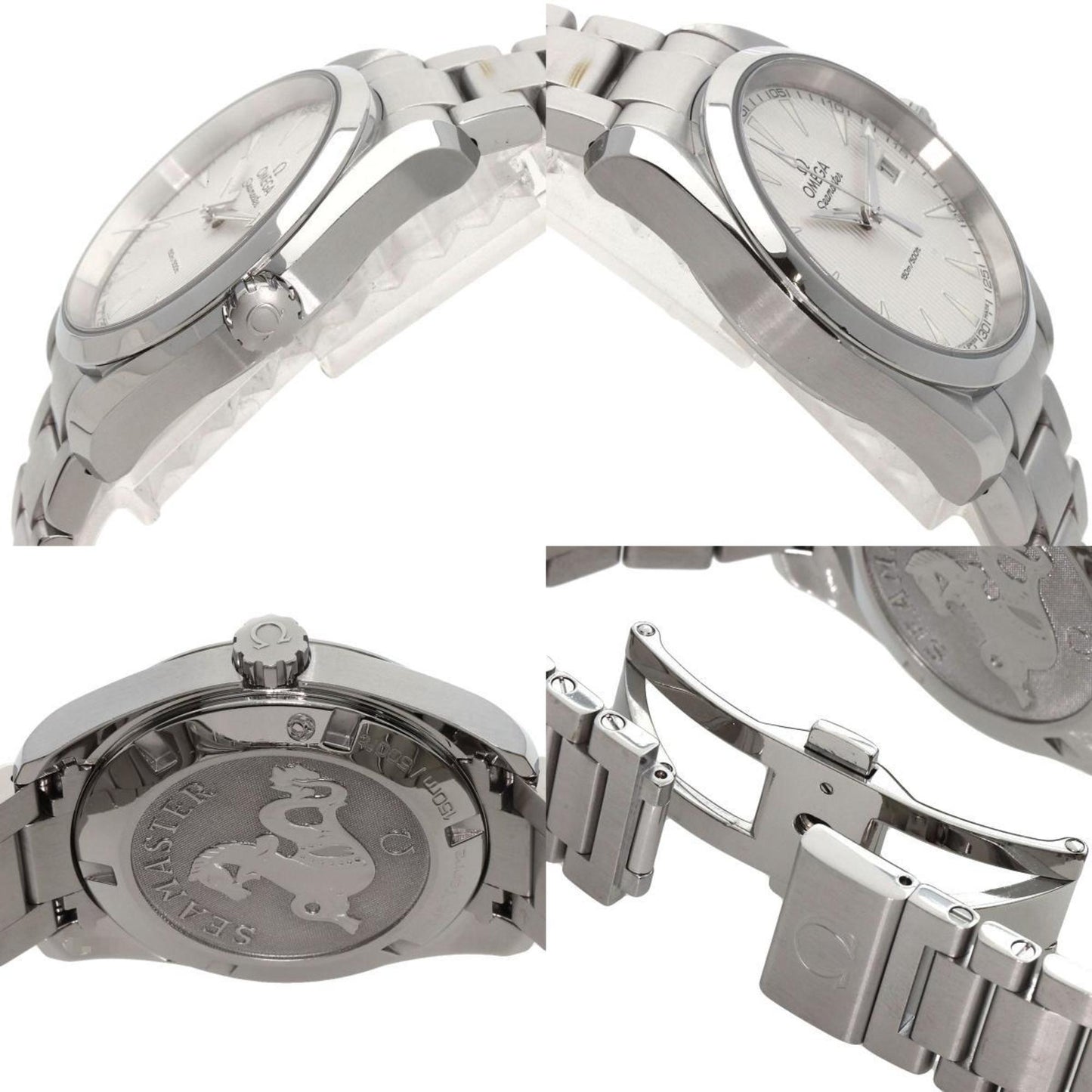 Omega 231.10.39.60.02.001 Seamaster Aqua Terra Watch Stainless Steel Ss