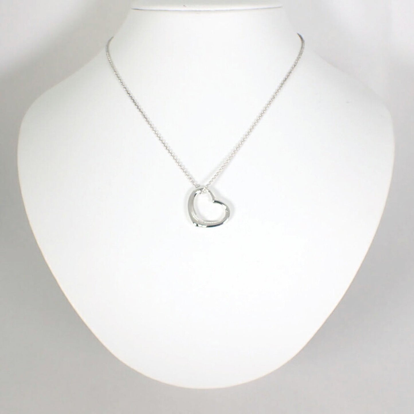 Tiffany 925 Heart Pendant Necklace