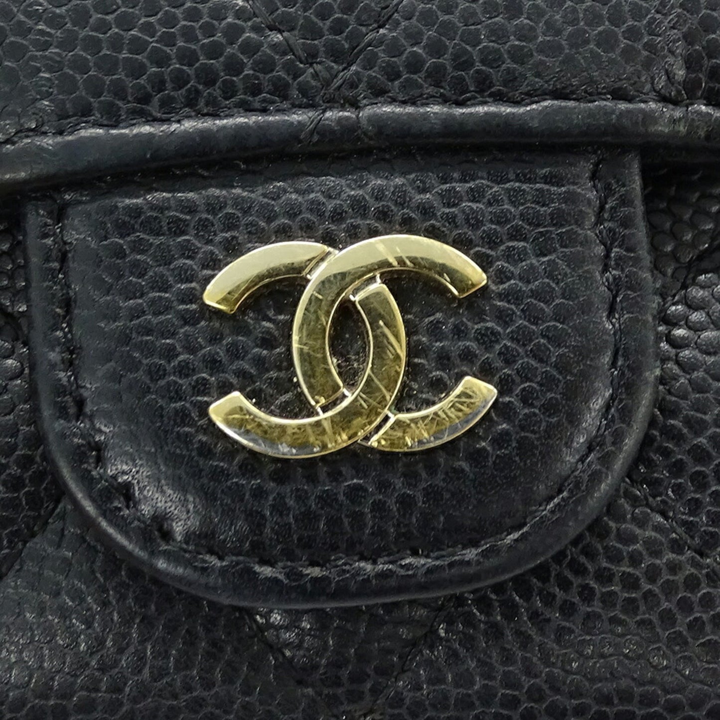 Chanel Women'S Tri-Fold Wallet In Caviar Leather