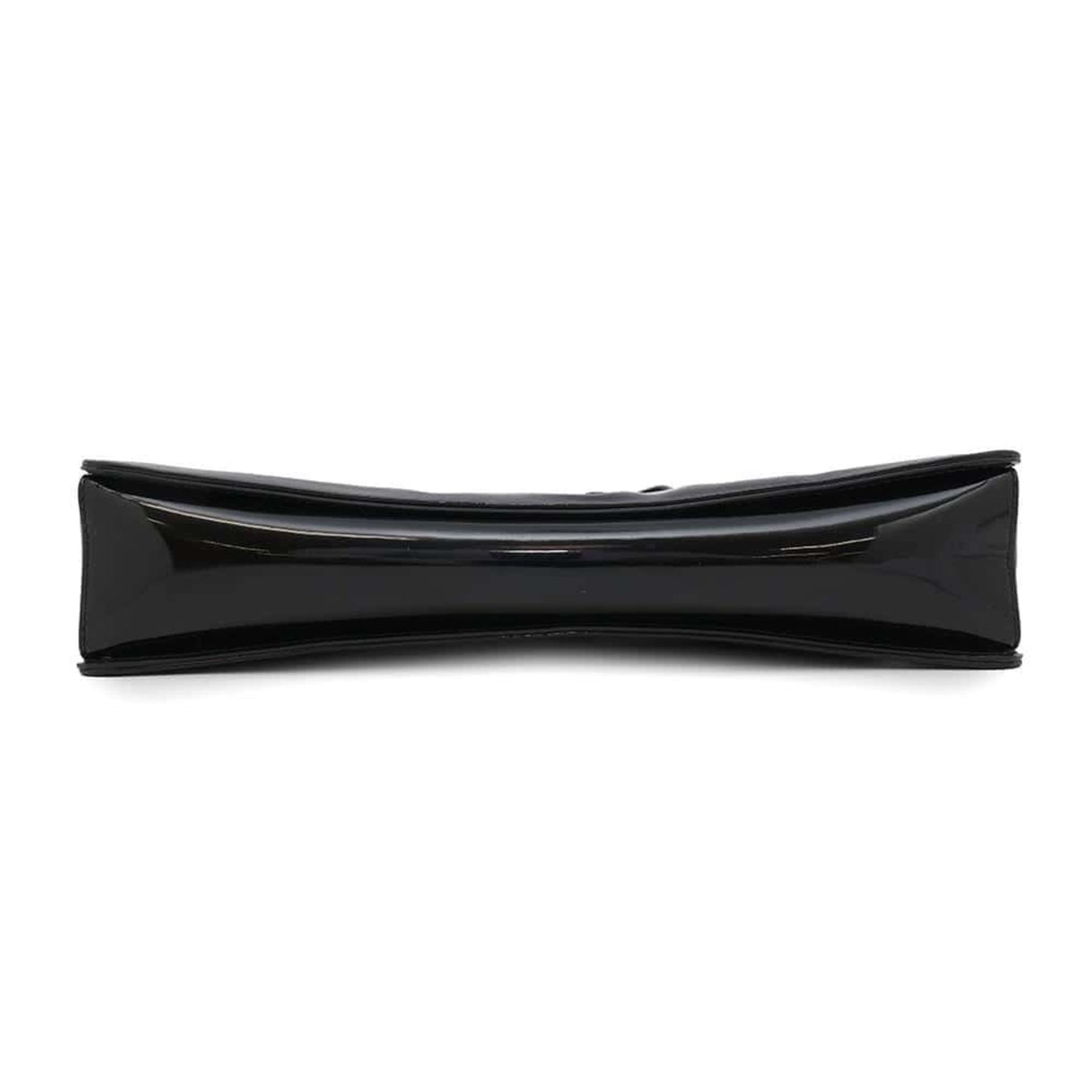 Salvatore Ferragamo Handbag Vara Ribbon Patent 2Way Shoulder Bag Black