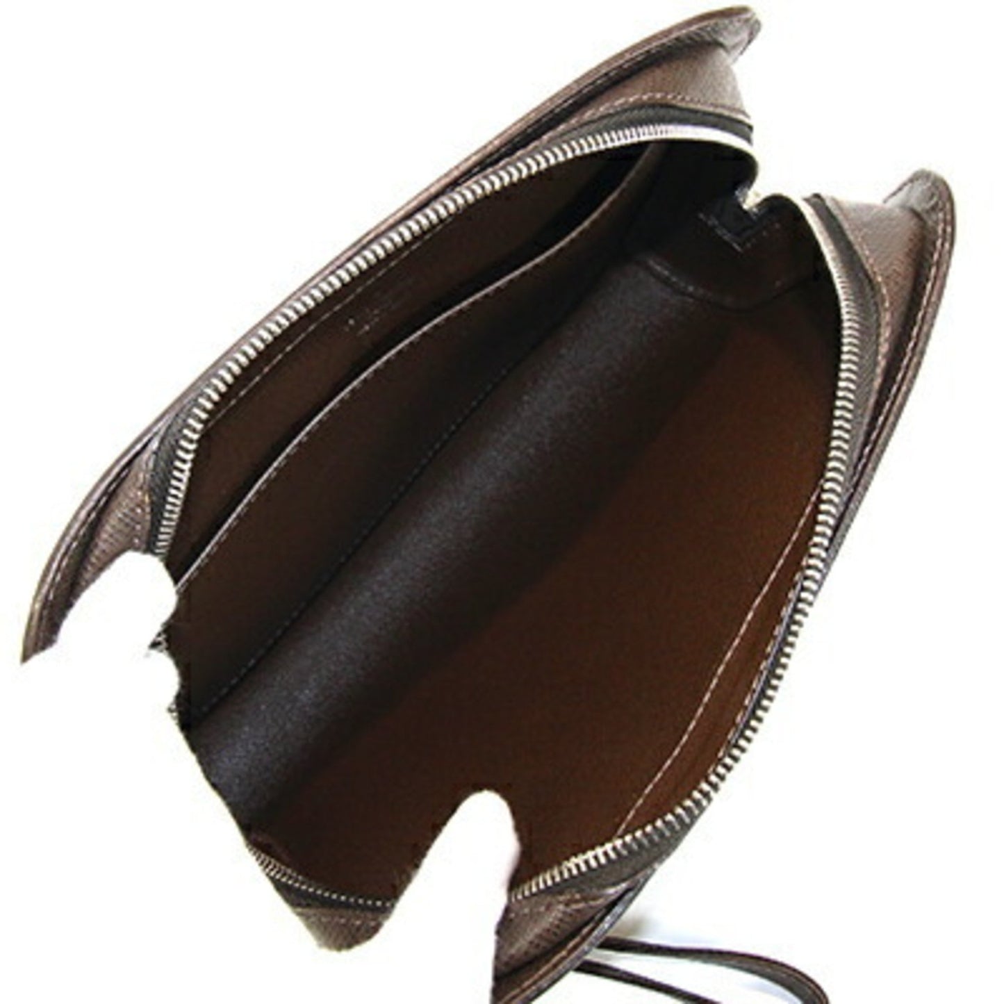 Louis Vuitton Second Bag Taiga Baikal M30188 Grisli Clutch Brown
