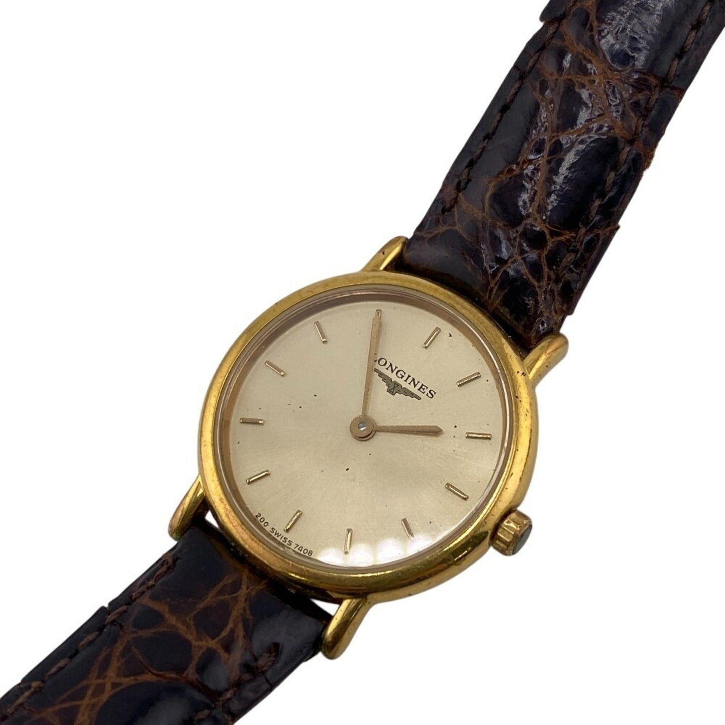 Longines L4.120.2 Round Gold Quartz Watch