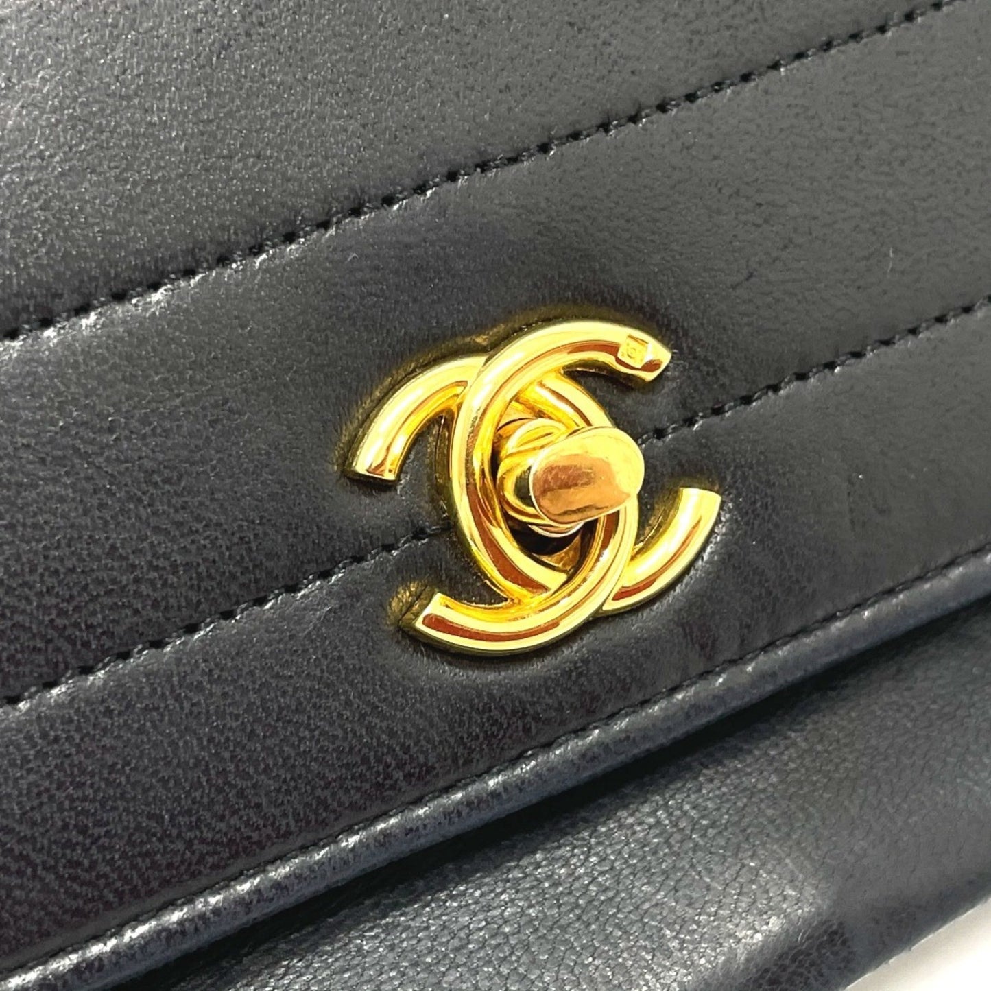 Chanel Cc Coco Mark Pochette Chain Bag Shoulder Lambskin