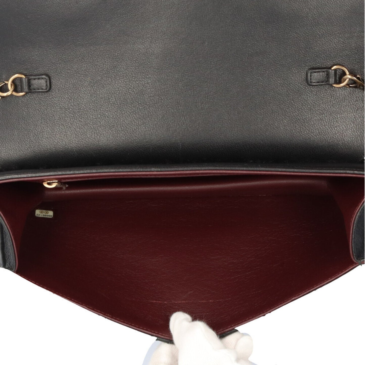 Chanel Matelasse Shoulder Bag Leather Black