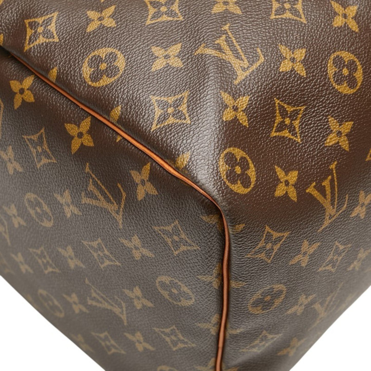 Louis Vuitton Monogram Keepall 50 Boston Bag M41426 Brown Pvc Leather