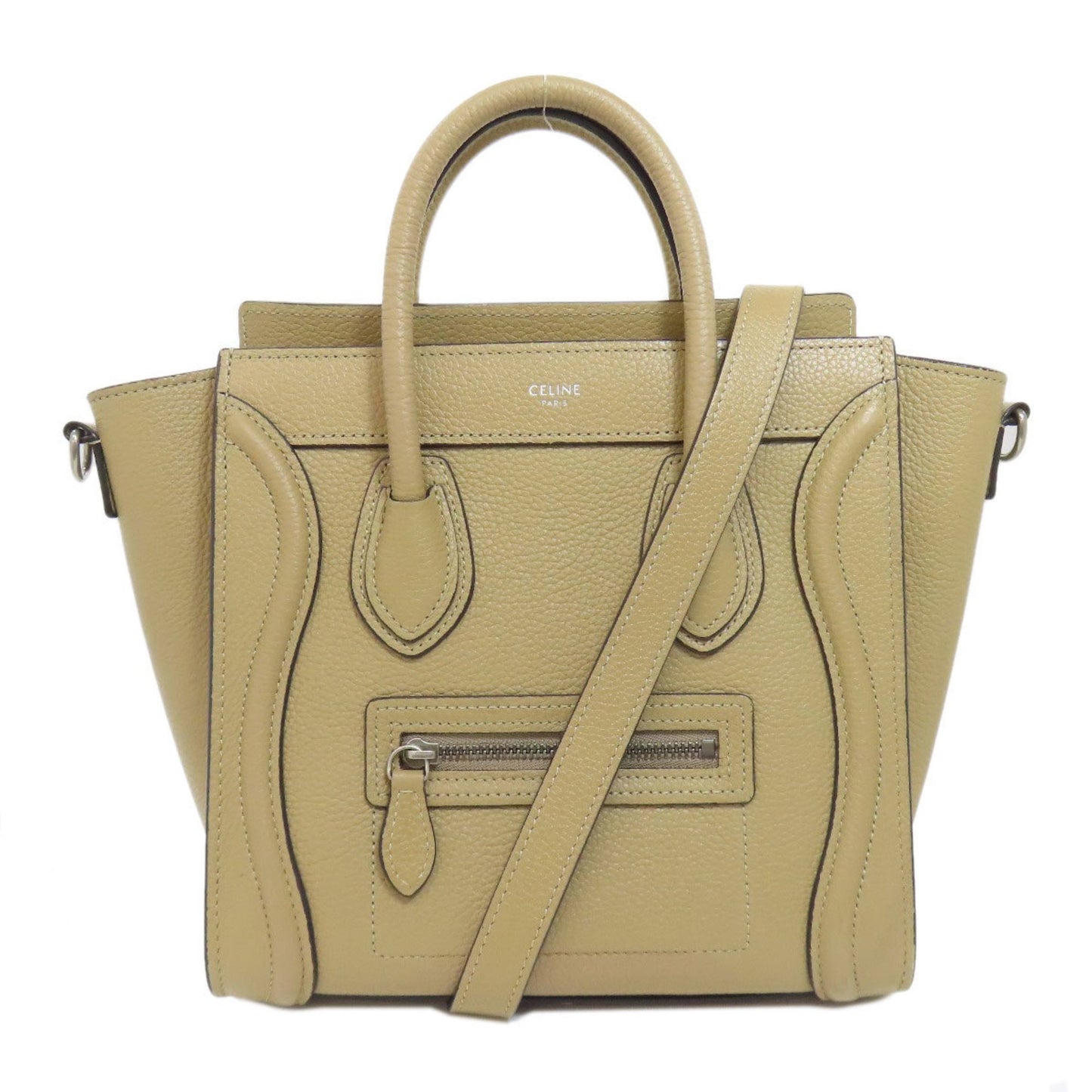Celine Luggage Nano Handbag Calfskin