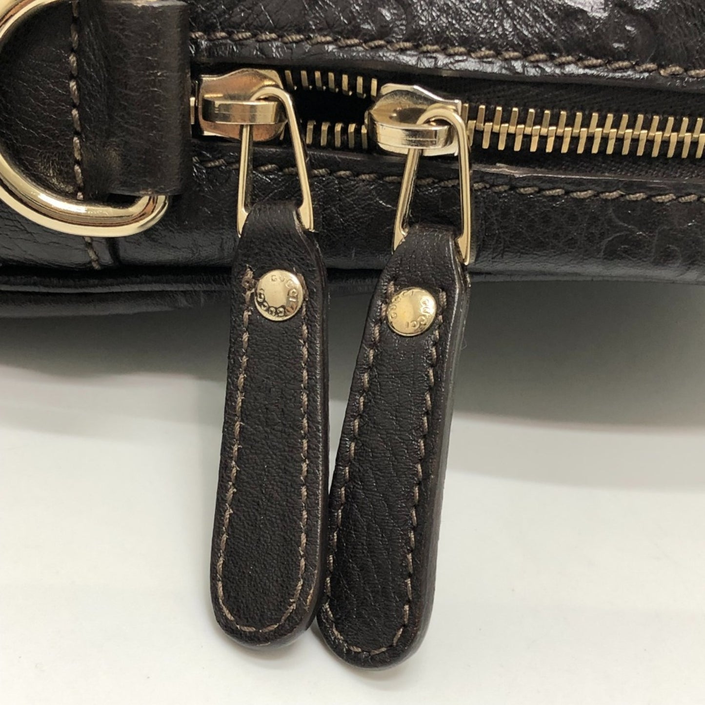Gucci 201480 Sima Line Bag Business Bag Briefcase Brown