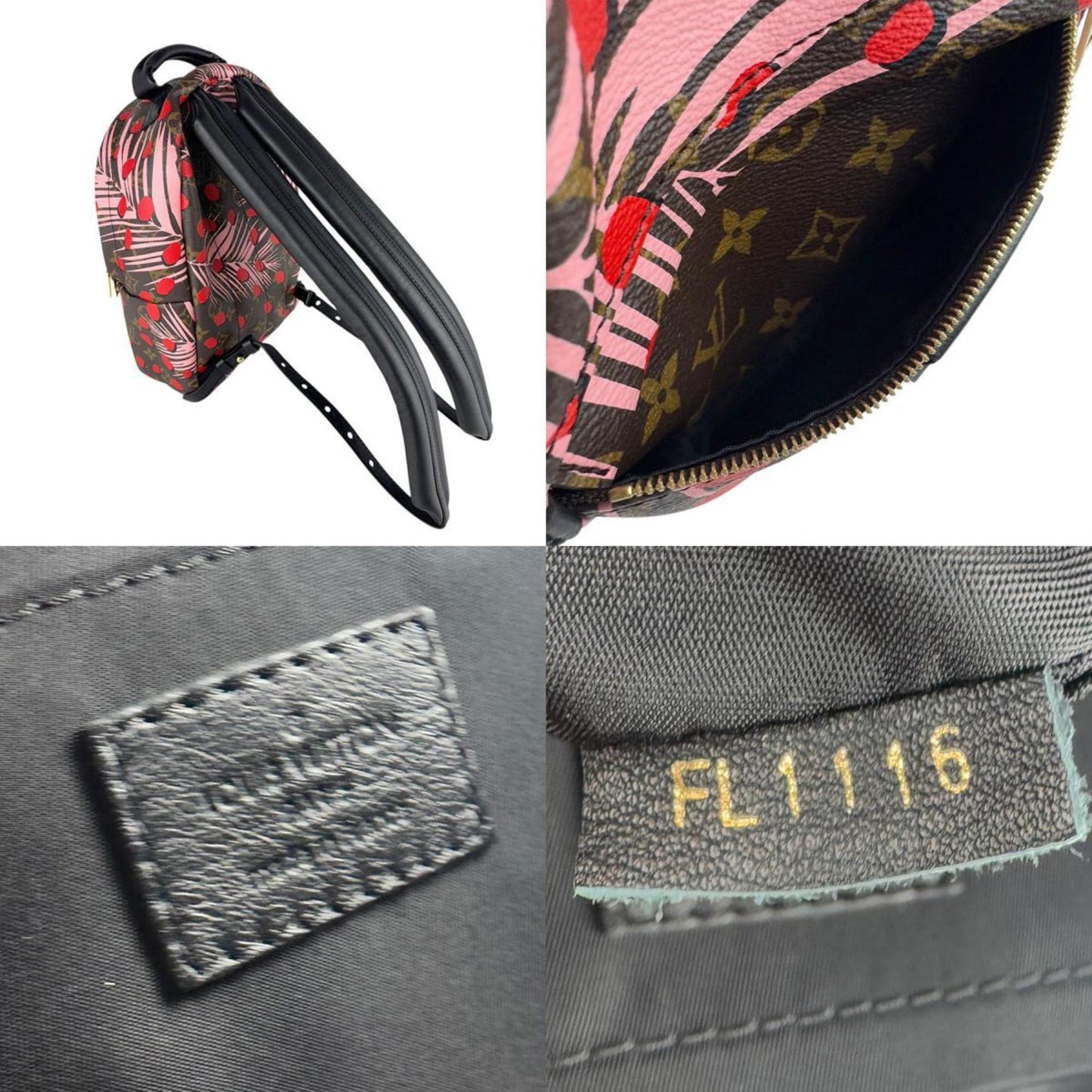 Louis Vuitton Monogram Jungle Dot Palm Springs Pm Backpack
