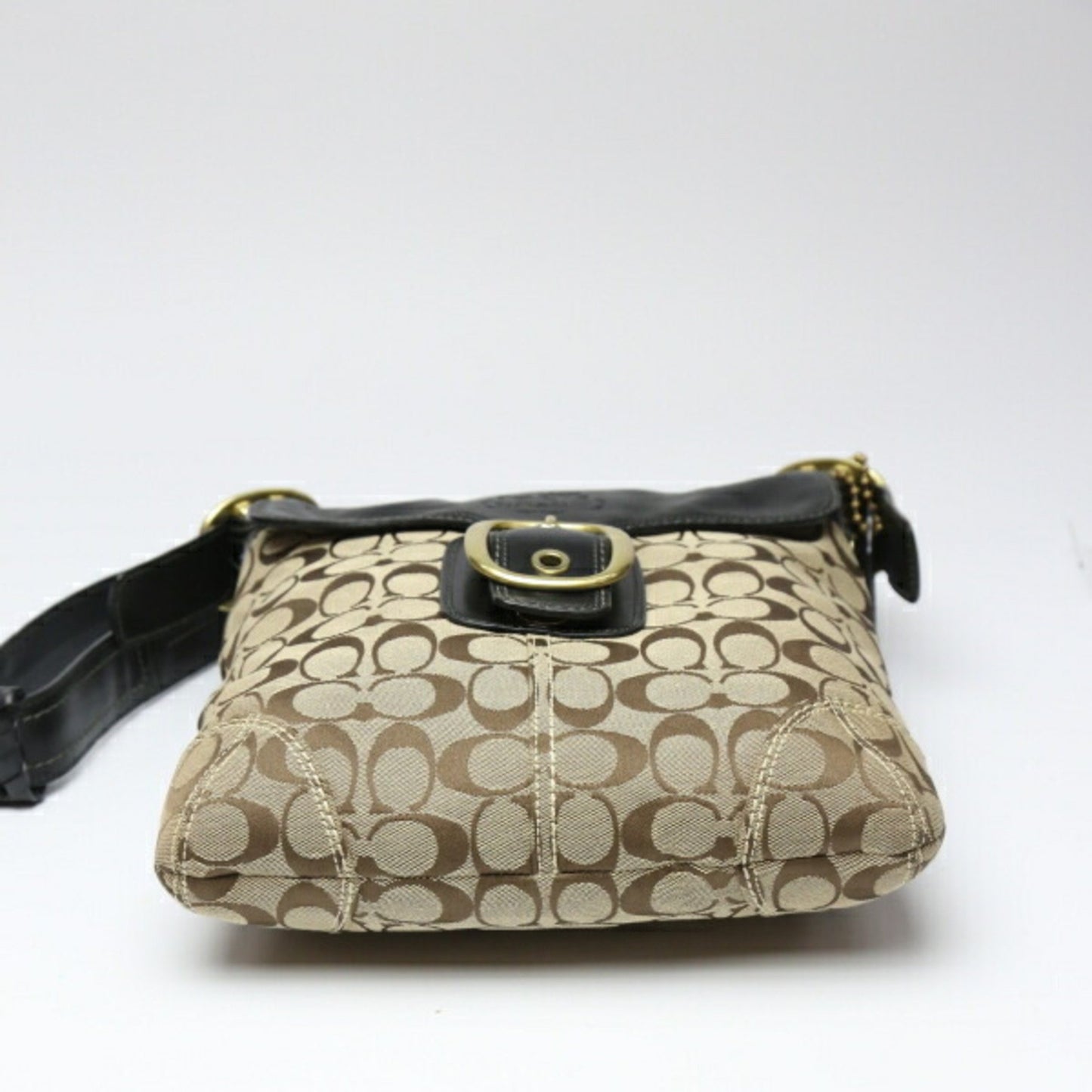 Coach Crossbody Signature 11436 Coach Black X Beige Shoulder Bag