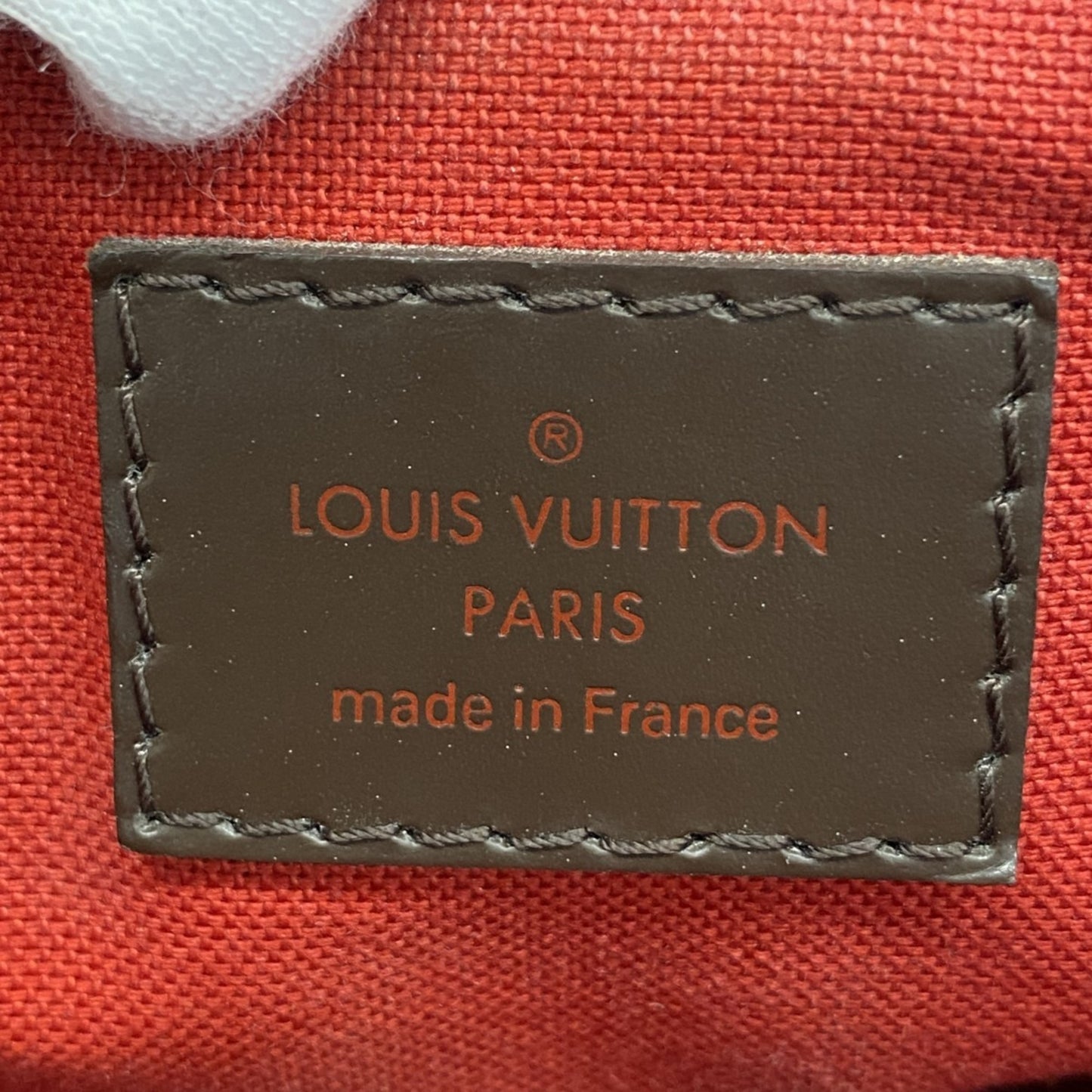 Louis Vuitton Damier Siena Mm Ebene Handbag N41546