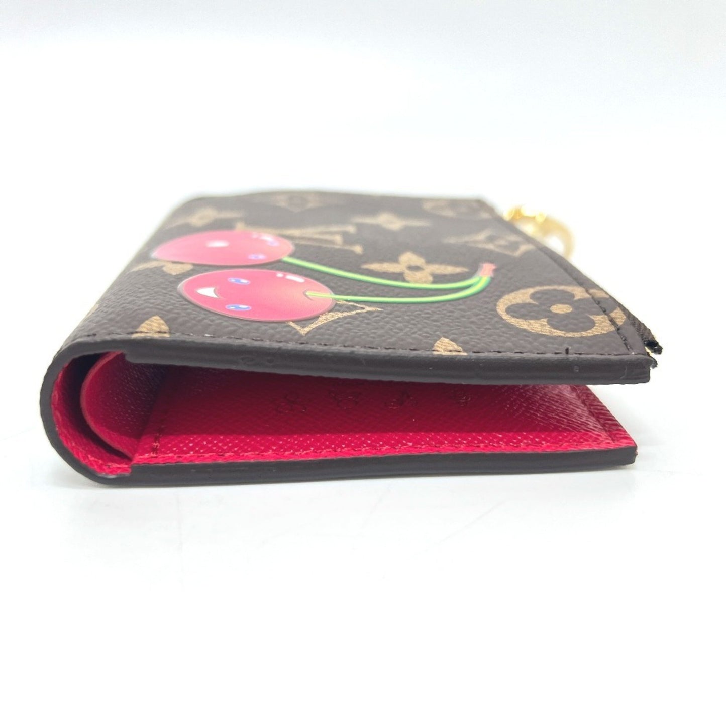 Louis Vuitton M13420 Takashi Murakami Collaboration Monogram Lv X Tm Portefeuille Lisa Cherry