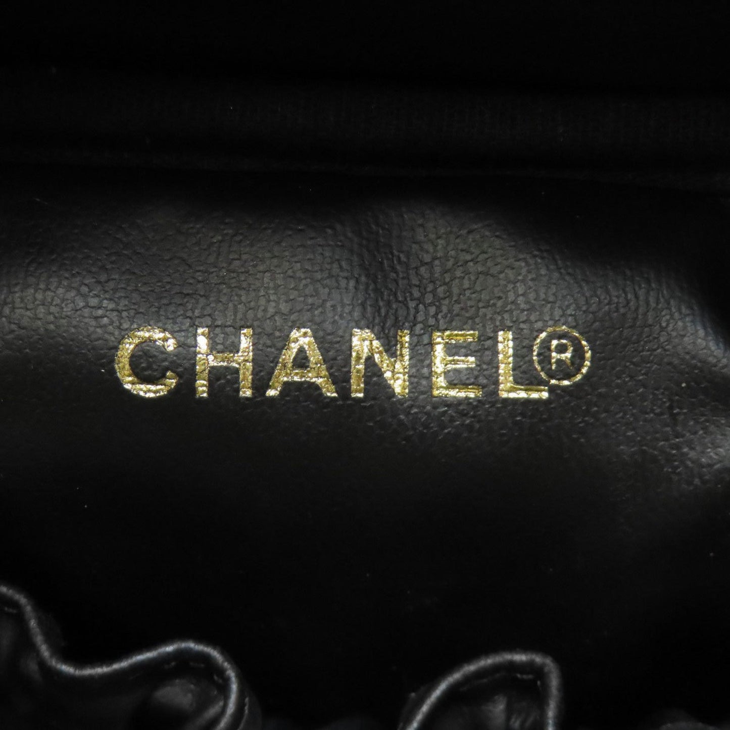 Chanel Vanity Tote Bag In Grained Calfskin